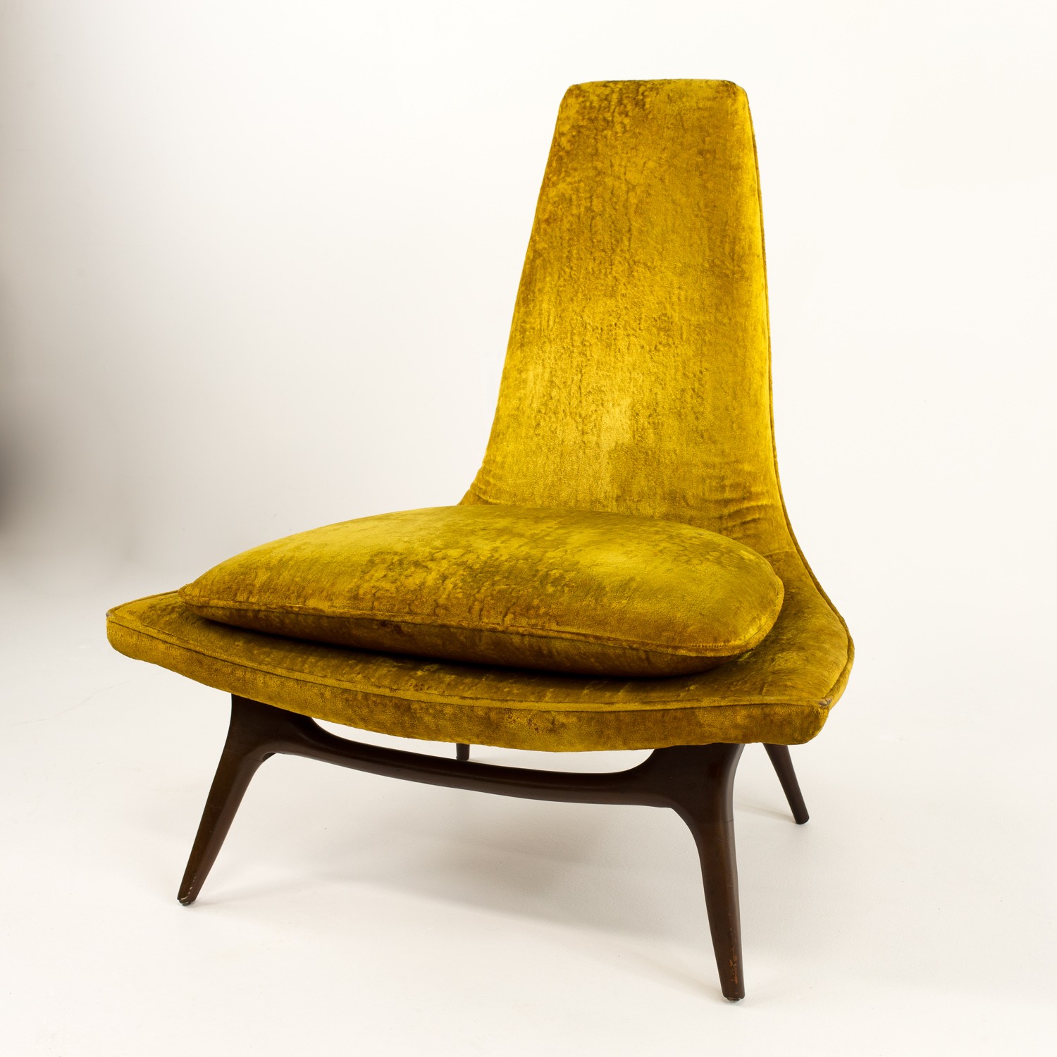 Mid-century Highback Karpen Lounge Chair