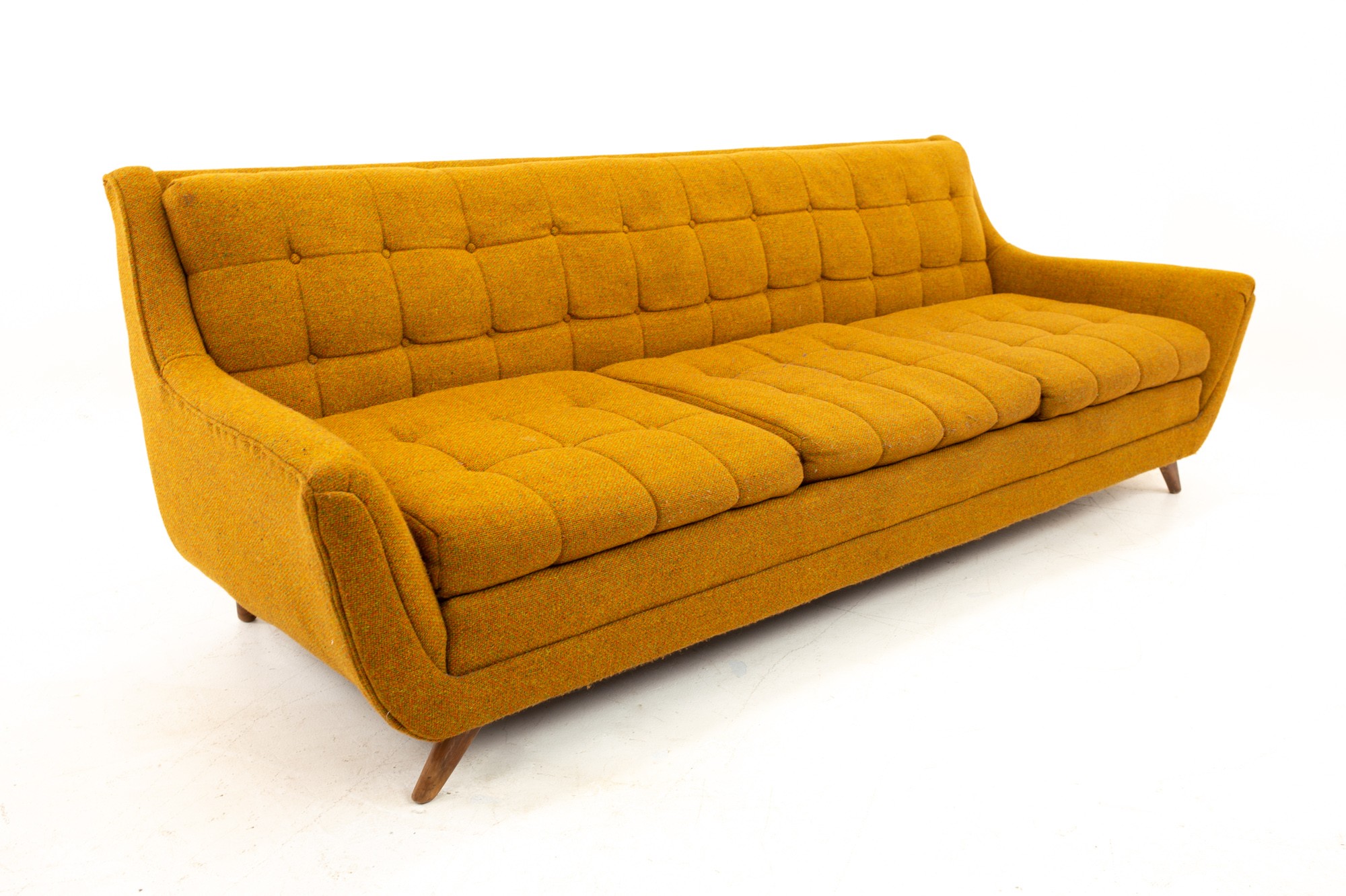 Adrian Pearsall Style Norwalk Furniture Mid Century Gondola Sofa