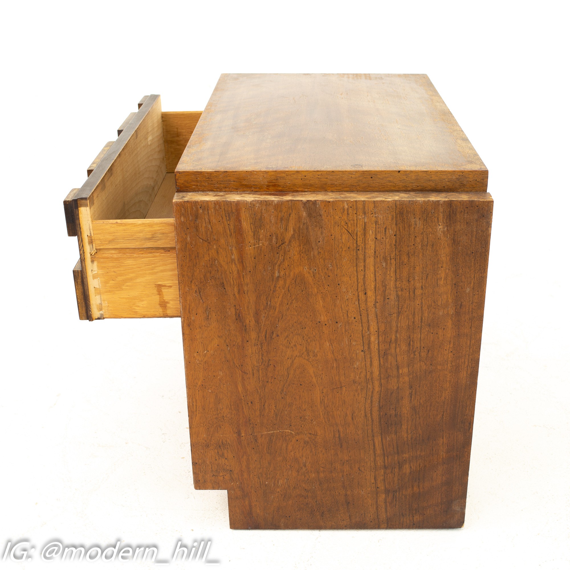 Images | Mid Century Modern Furniture - Mid Century Furniture Chicago Paul Evans Style Lane Brutalist Mid Century Single Drawer Nightstands - Pair