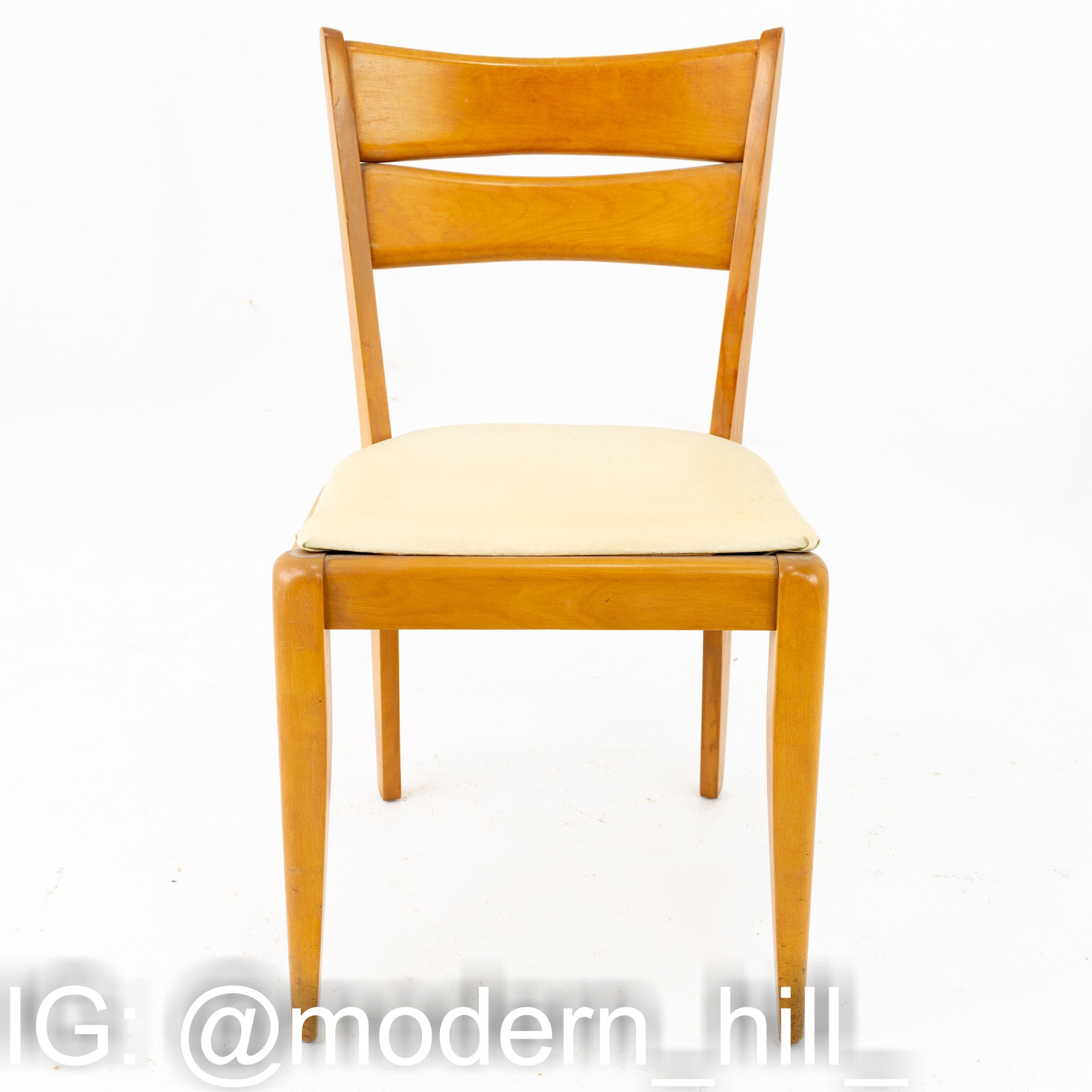 Heywood Wakefield Mid Century Blonde Side Chair