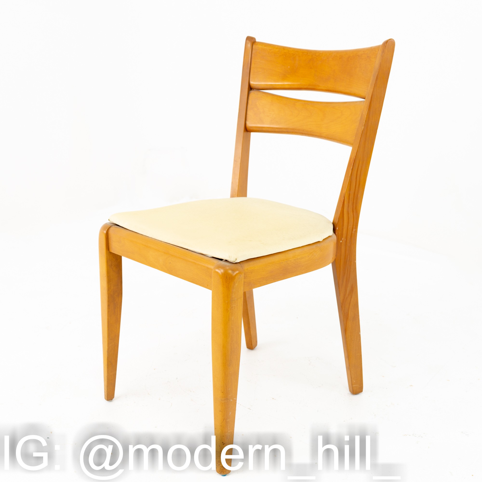 Heywood Wakefield Mid Century Blonde Side Chair
