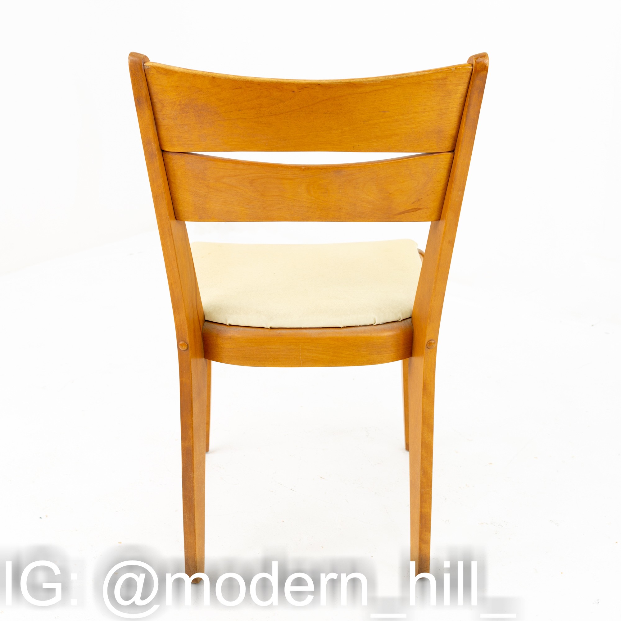 Heywood Wakefield Mid Century Blonde Side Chair