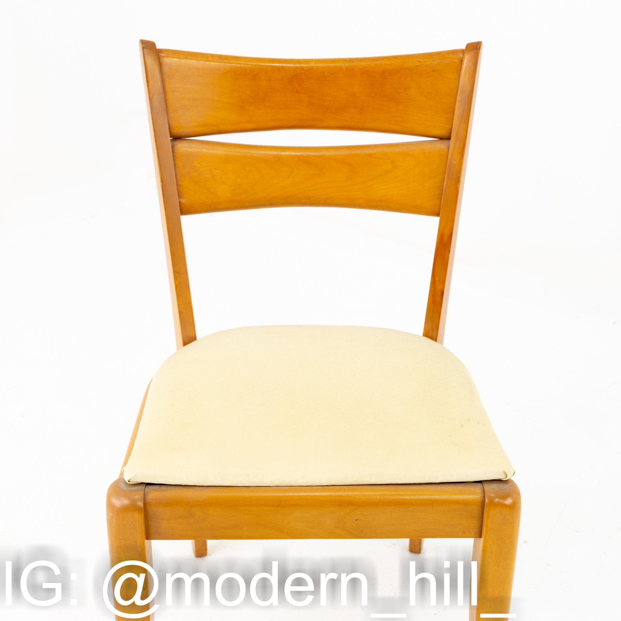 Heywood Wakefield Mid Century Blonde Side Chair