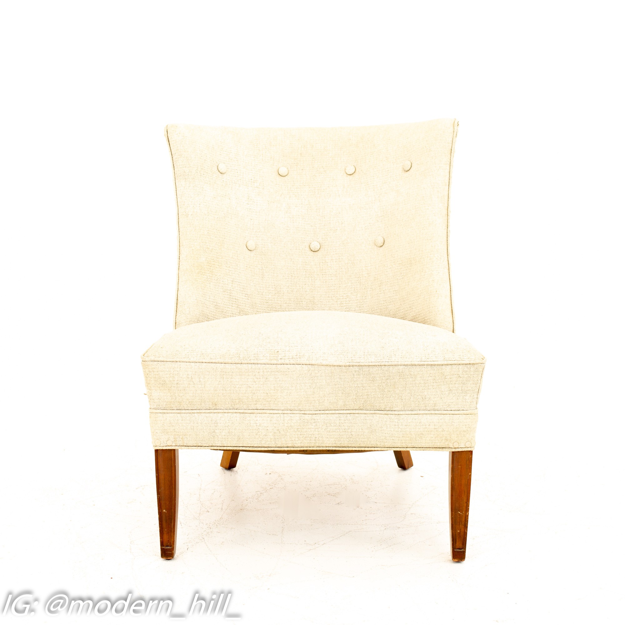 Dunbar Style Mid Century Lounge Chairs - Pair