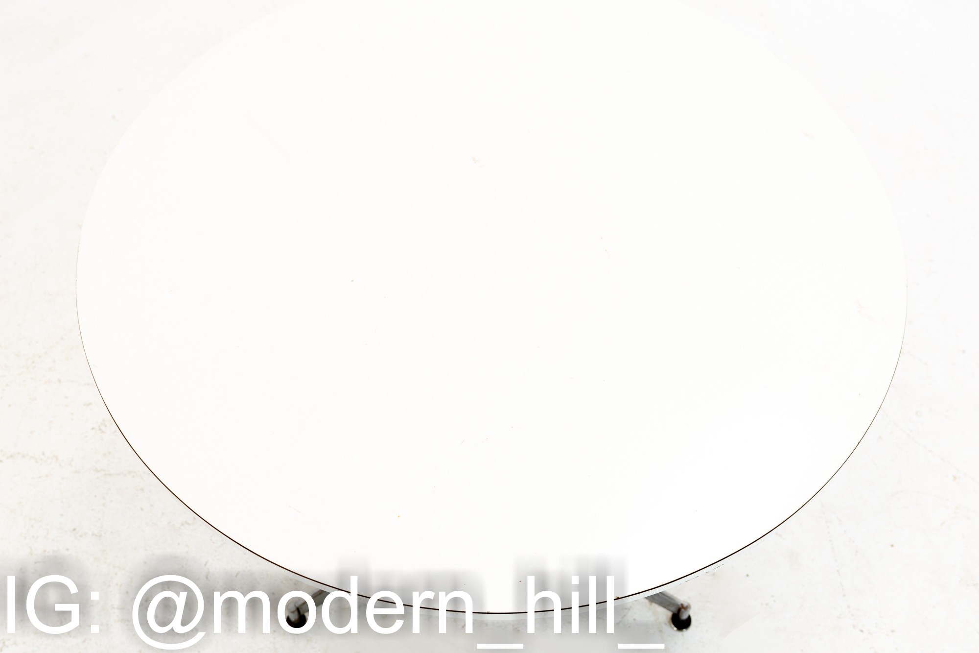 Herman Miller Style Mid Century Round Laminate Table