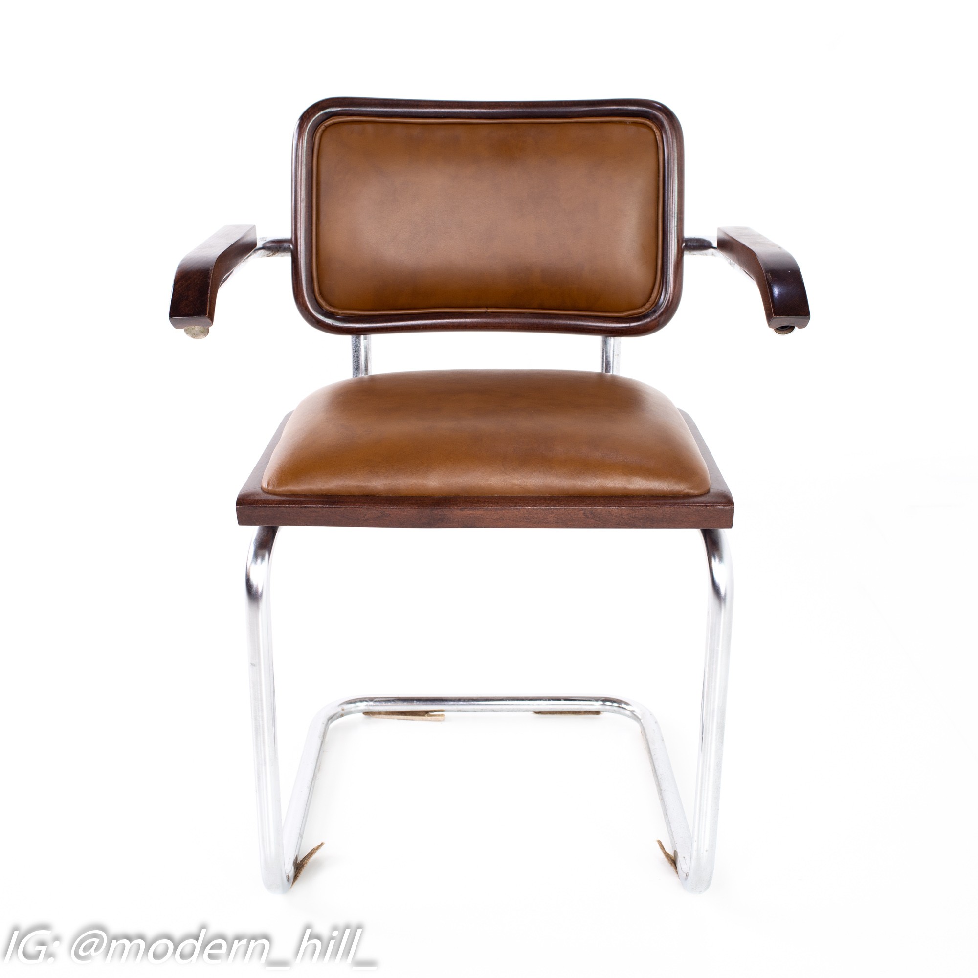 Marcel Breuer Cesca Style Mid Century Dining Chairs - Set of 5