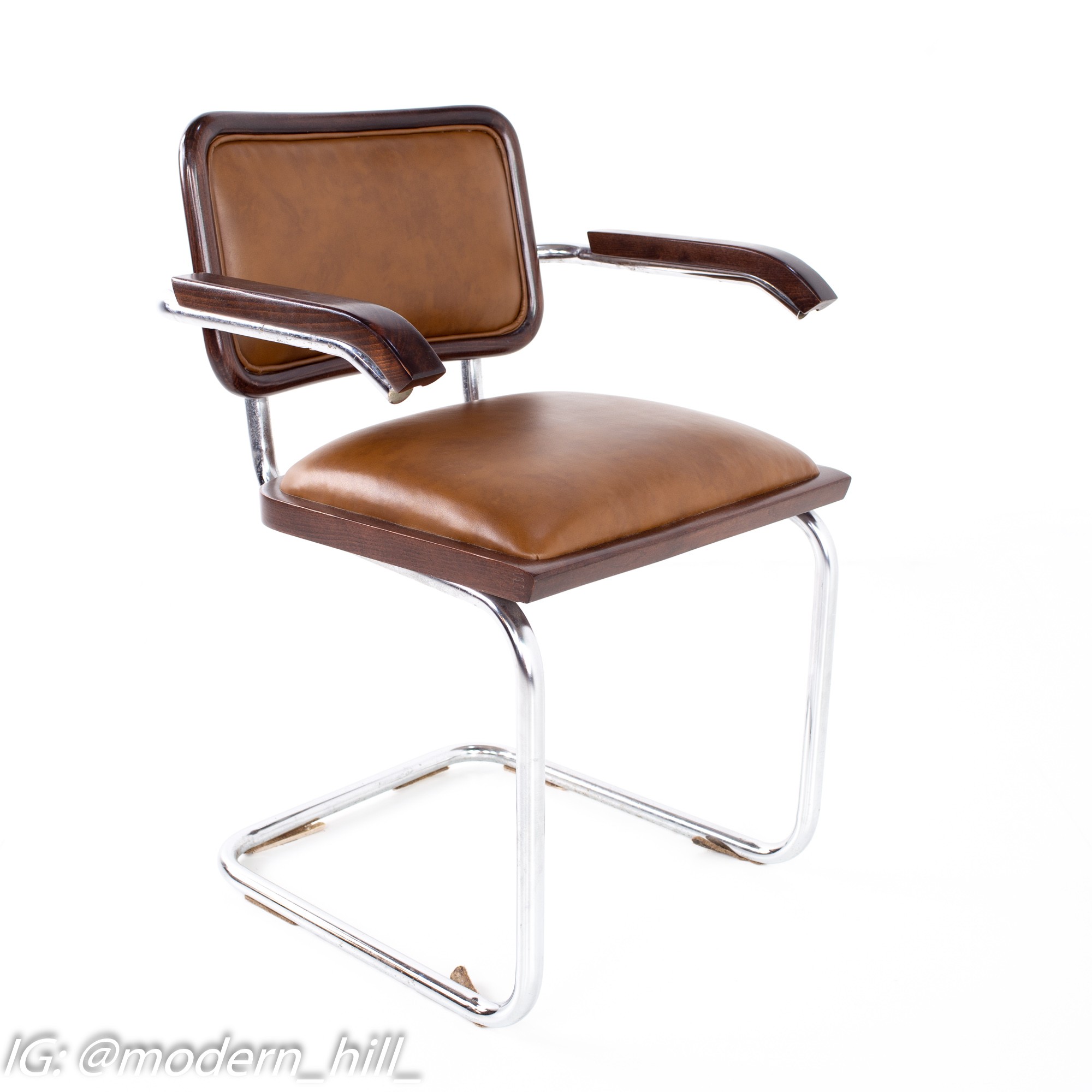 Marcel Breuer Cesca Style Mid Century Dining Chairs - Set of 5