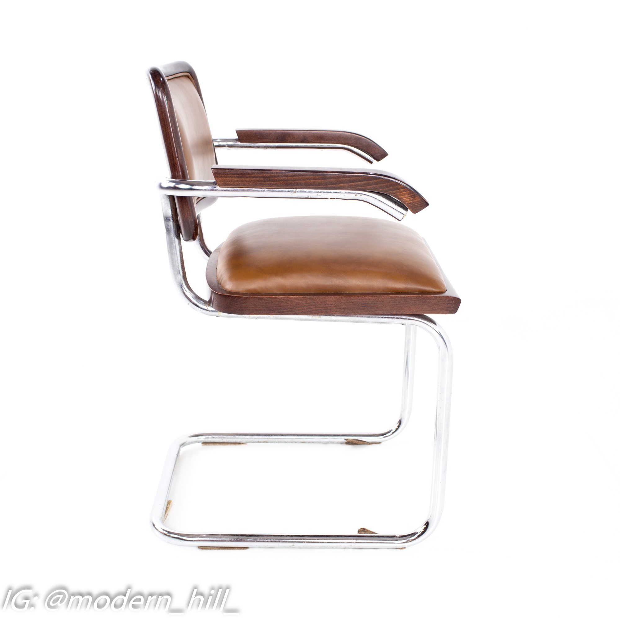 Marcel Breuer Cesca Style Mid Century Dining Chairs - Set of 5