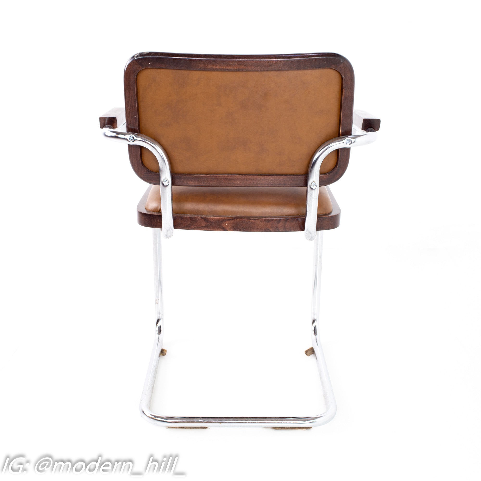 Marcel Breuer Cesca Style Mid Century Dining Chairs - Set of 5