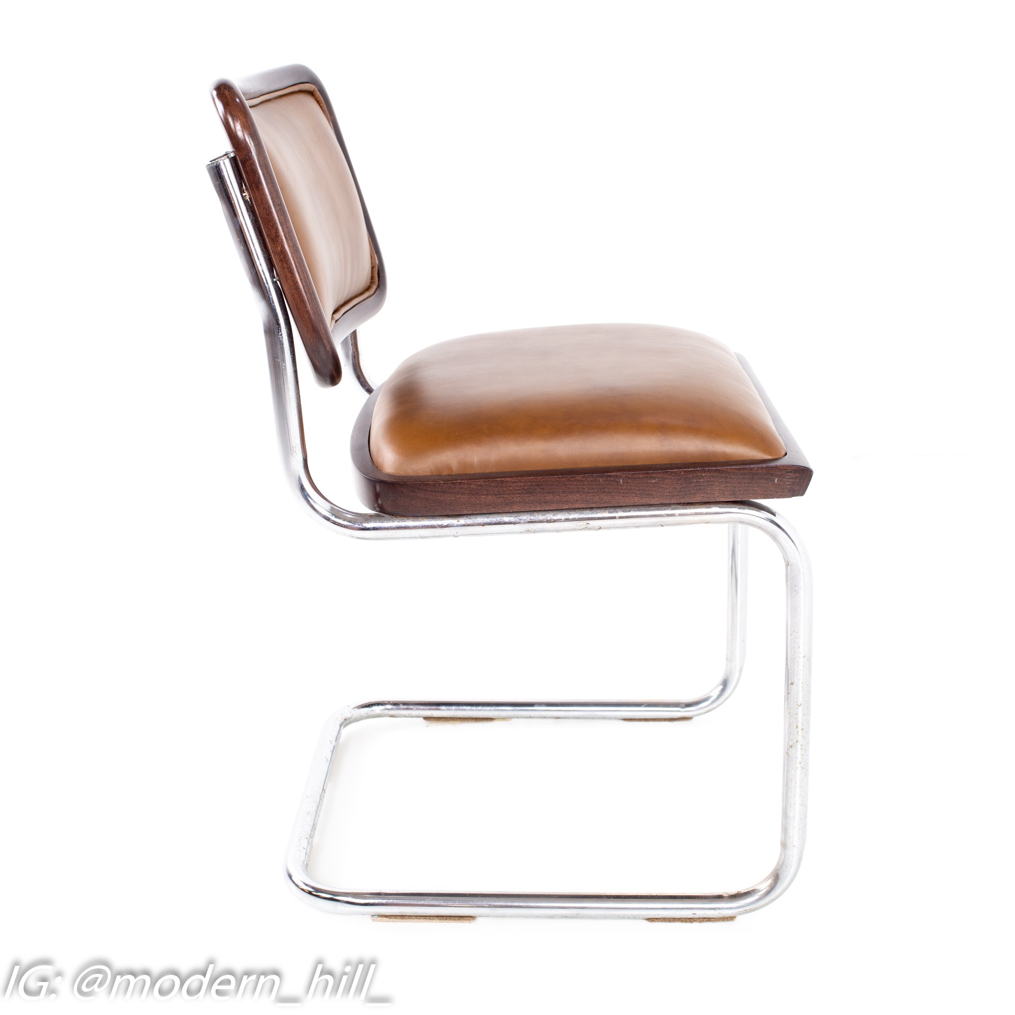 Marcel Breuer Cesca Style Mid Century Dining Chairs - Set of 5