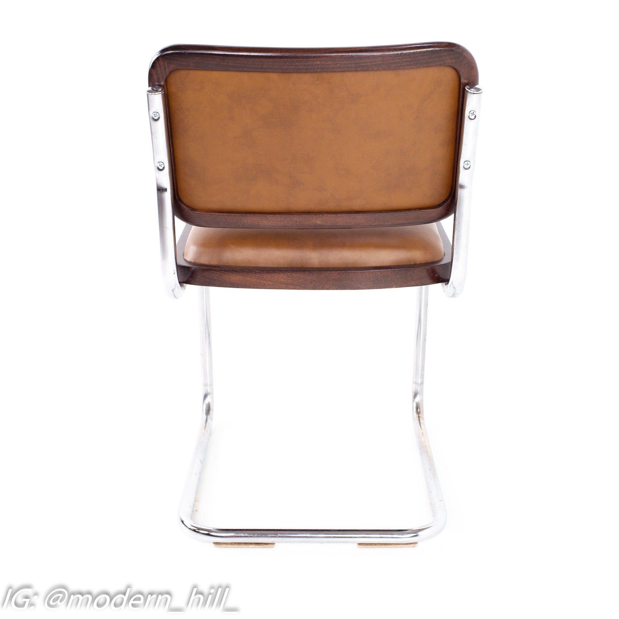 Marcel Breuer Cesca Style Mid Century Dining Chairs - Set of 5