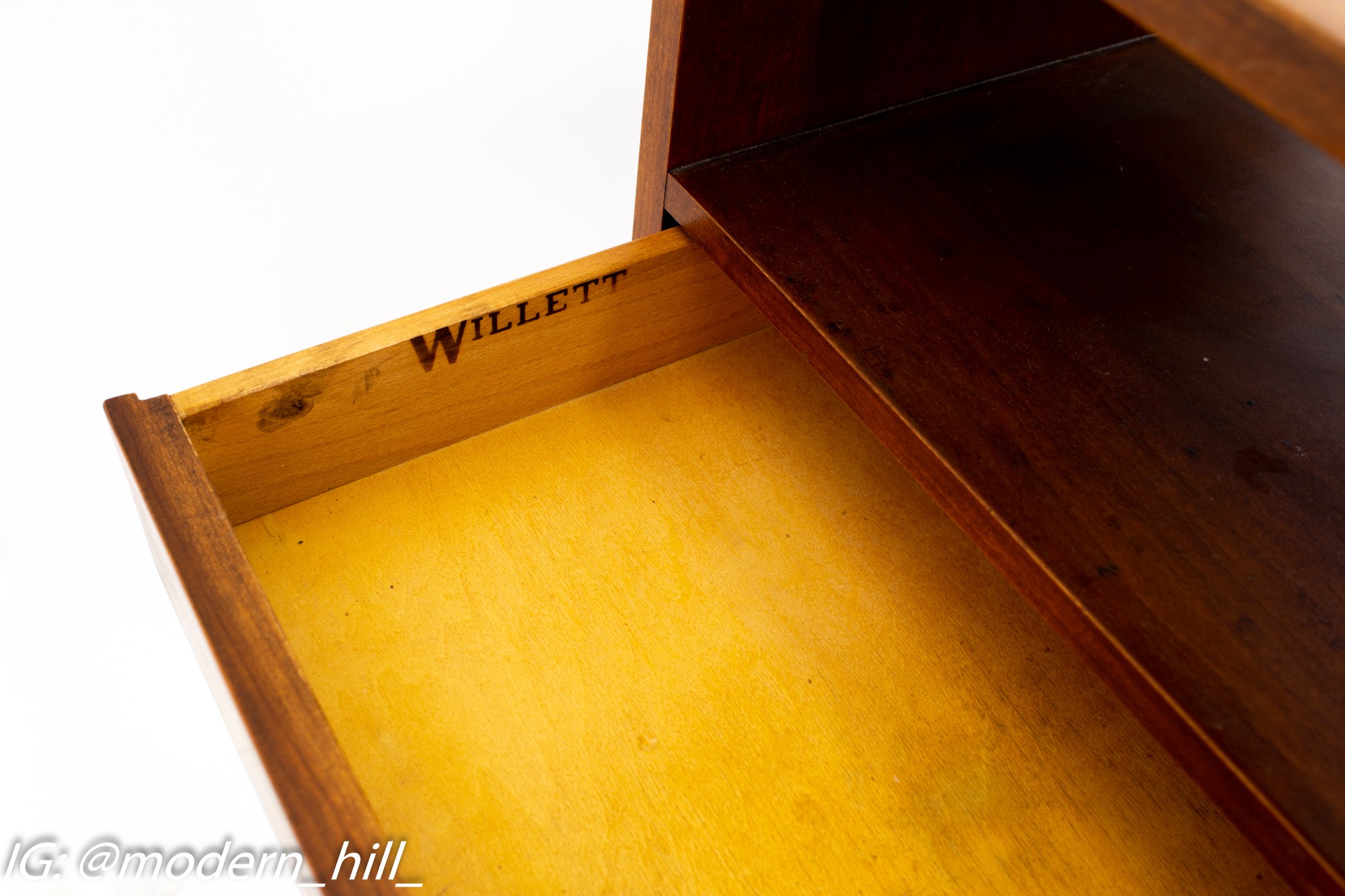 Willett Furniture Mid Century Cherry Nightstand