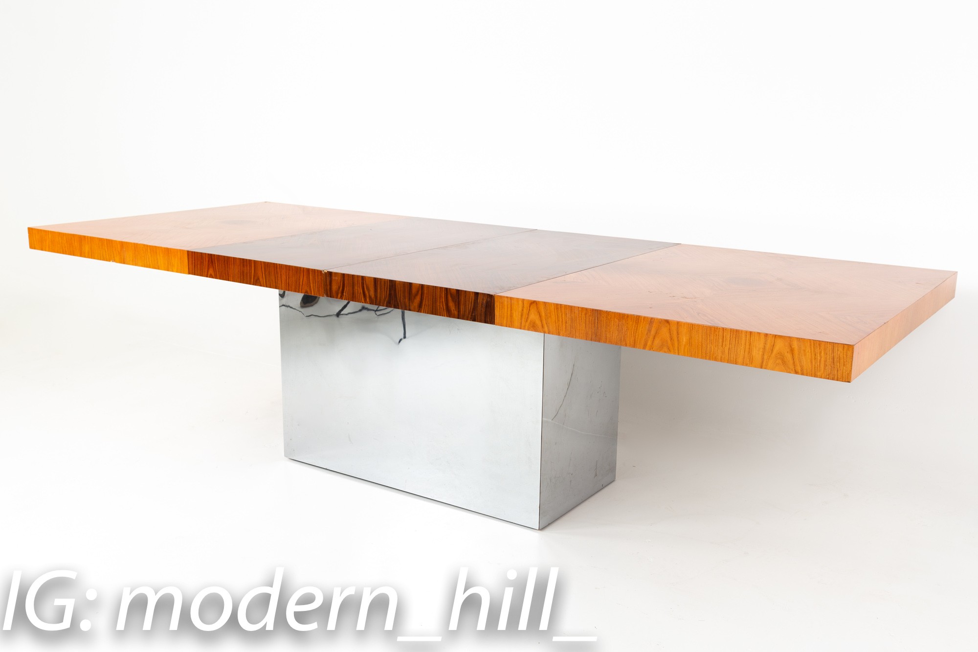 Milo Baughman for Thayer Coggin Mid Century Expanding Dining Table