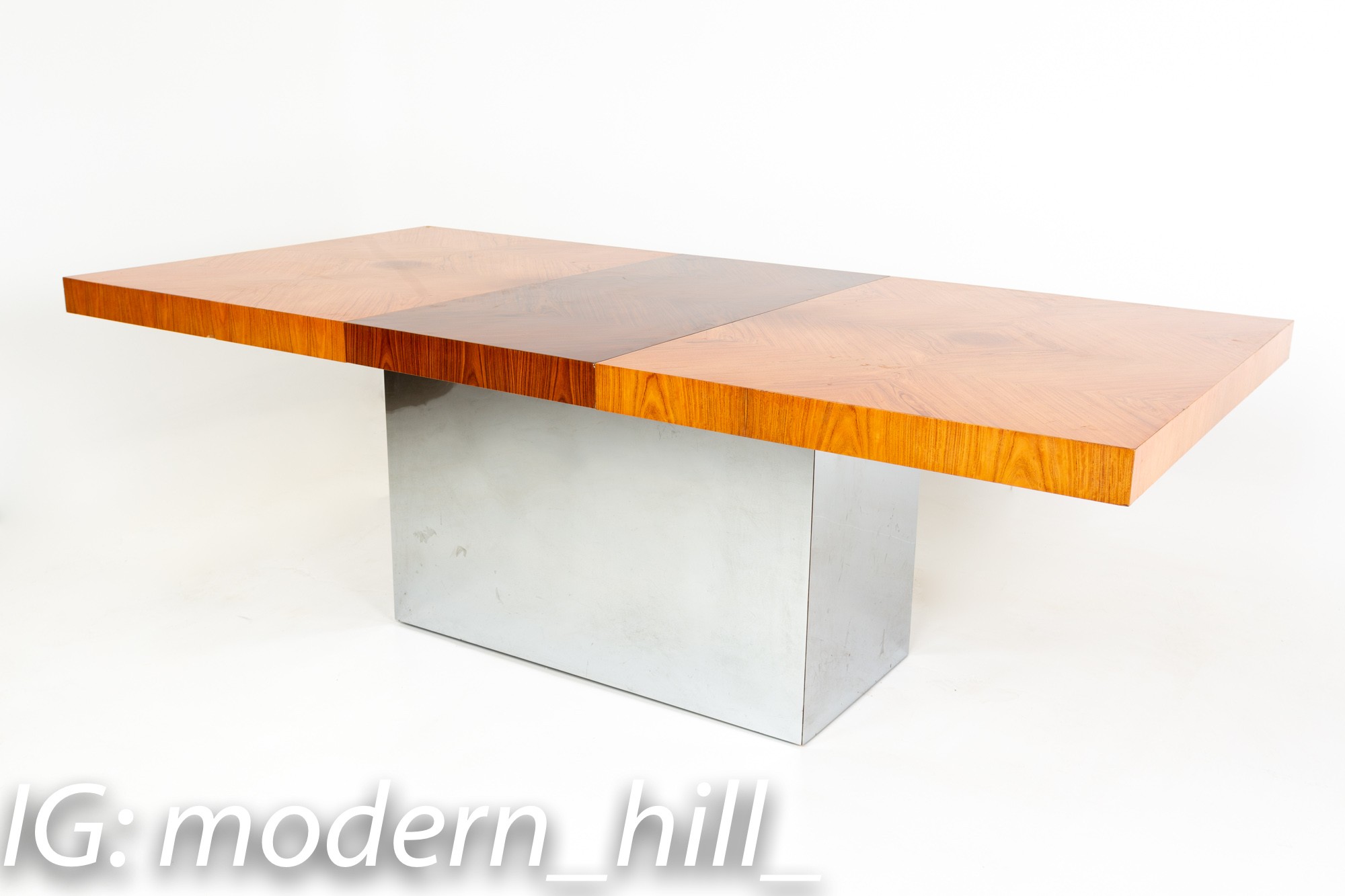 Milo Baughman for Thayer Coggin Mid Century Expanding Dining Table