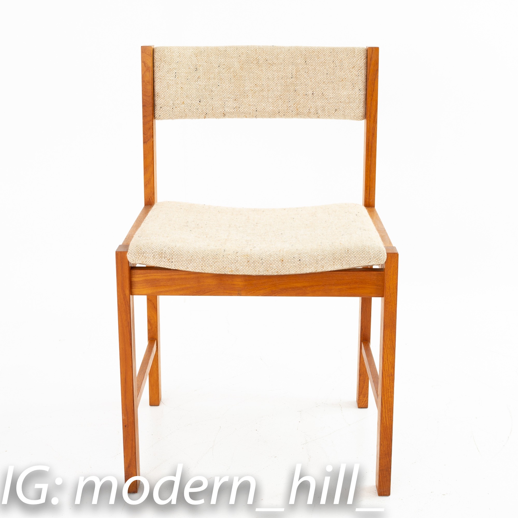 D-Scan Mid Century Teak Dining Chairs - Set of 4