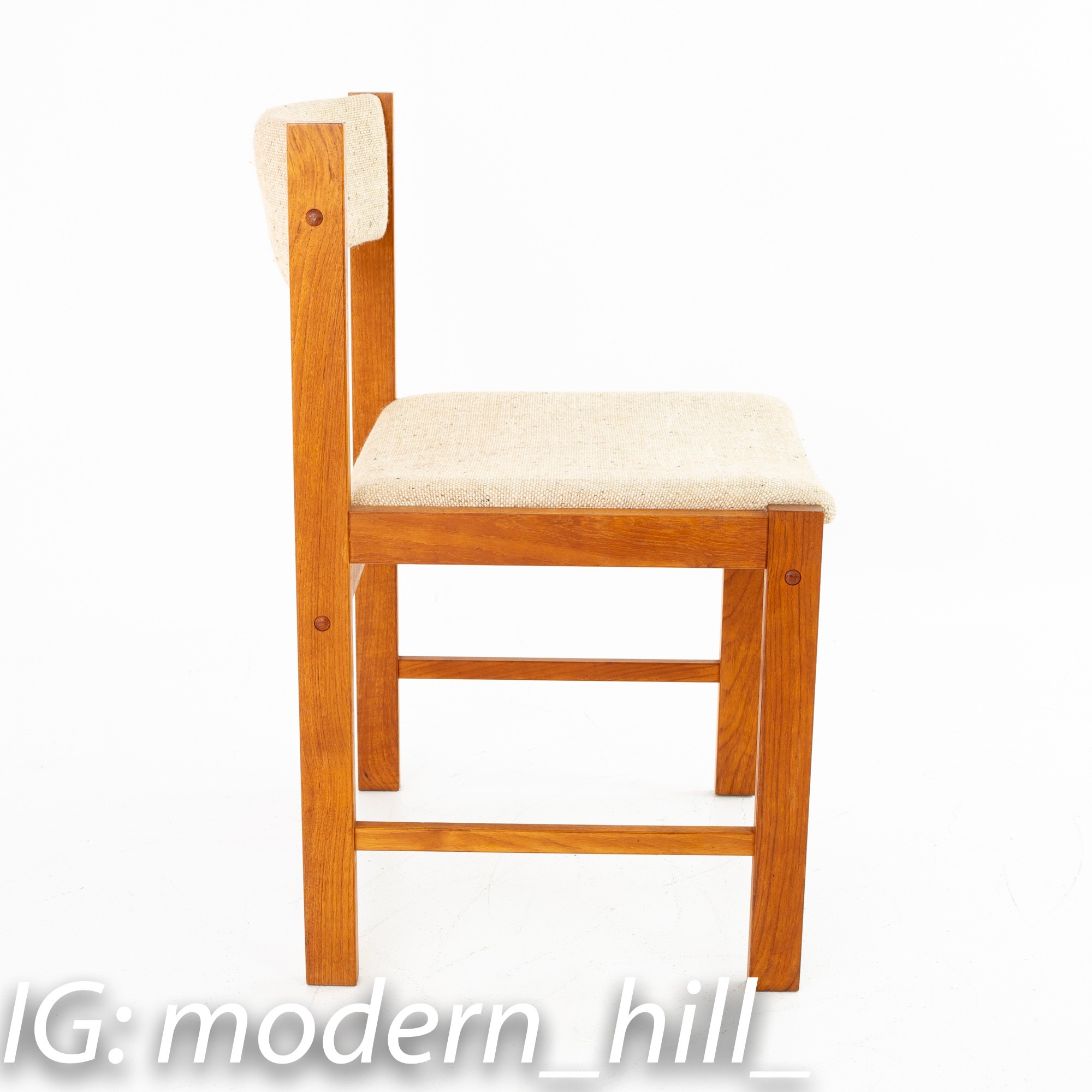 D-Scan Mid Century Teak Dining Chairs - Set of 4