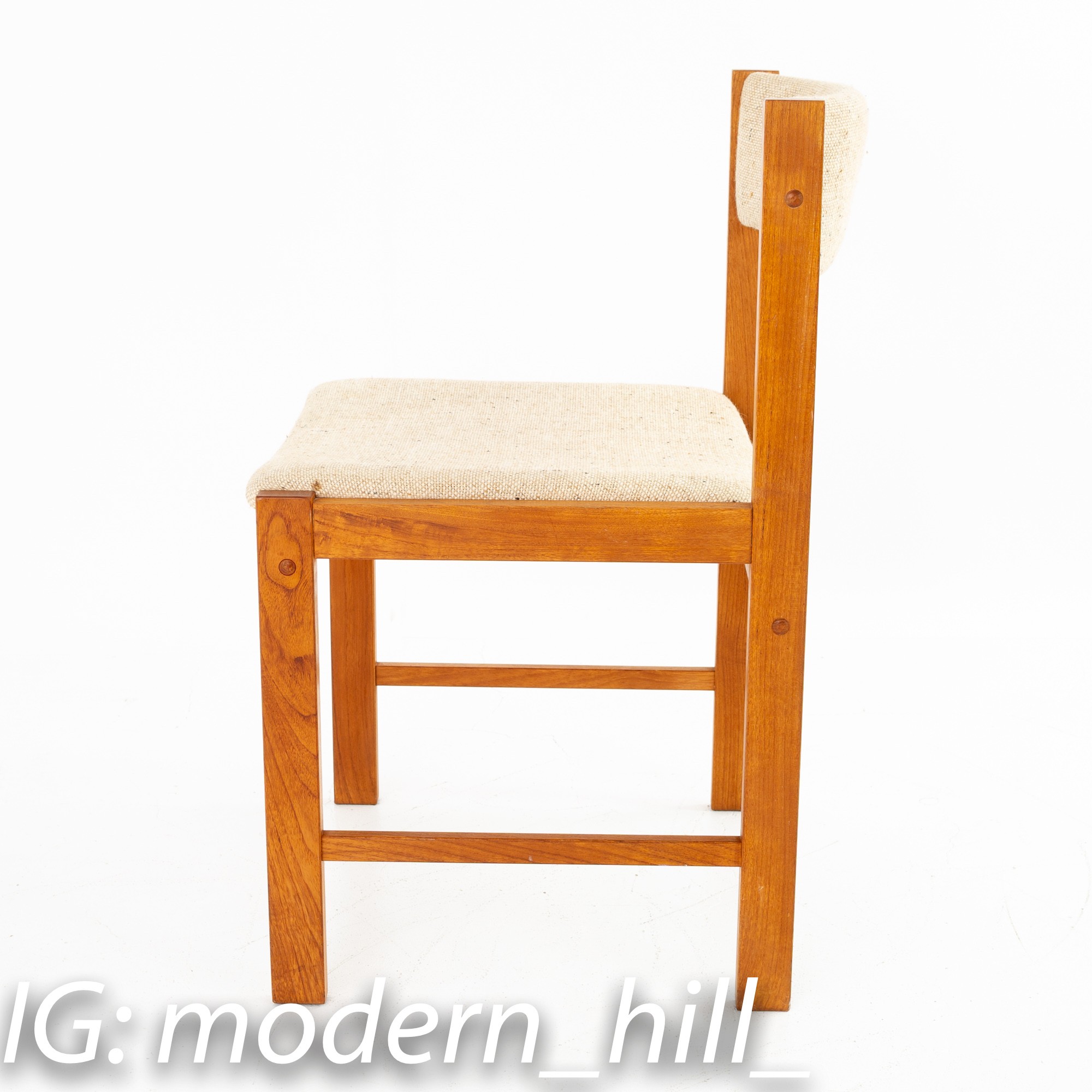 D-Scan Mid Century Teak Dining Chairs - Set of 4