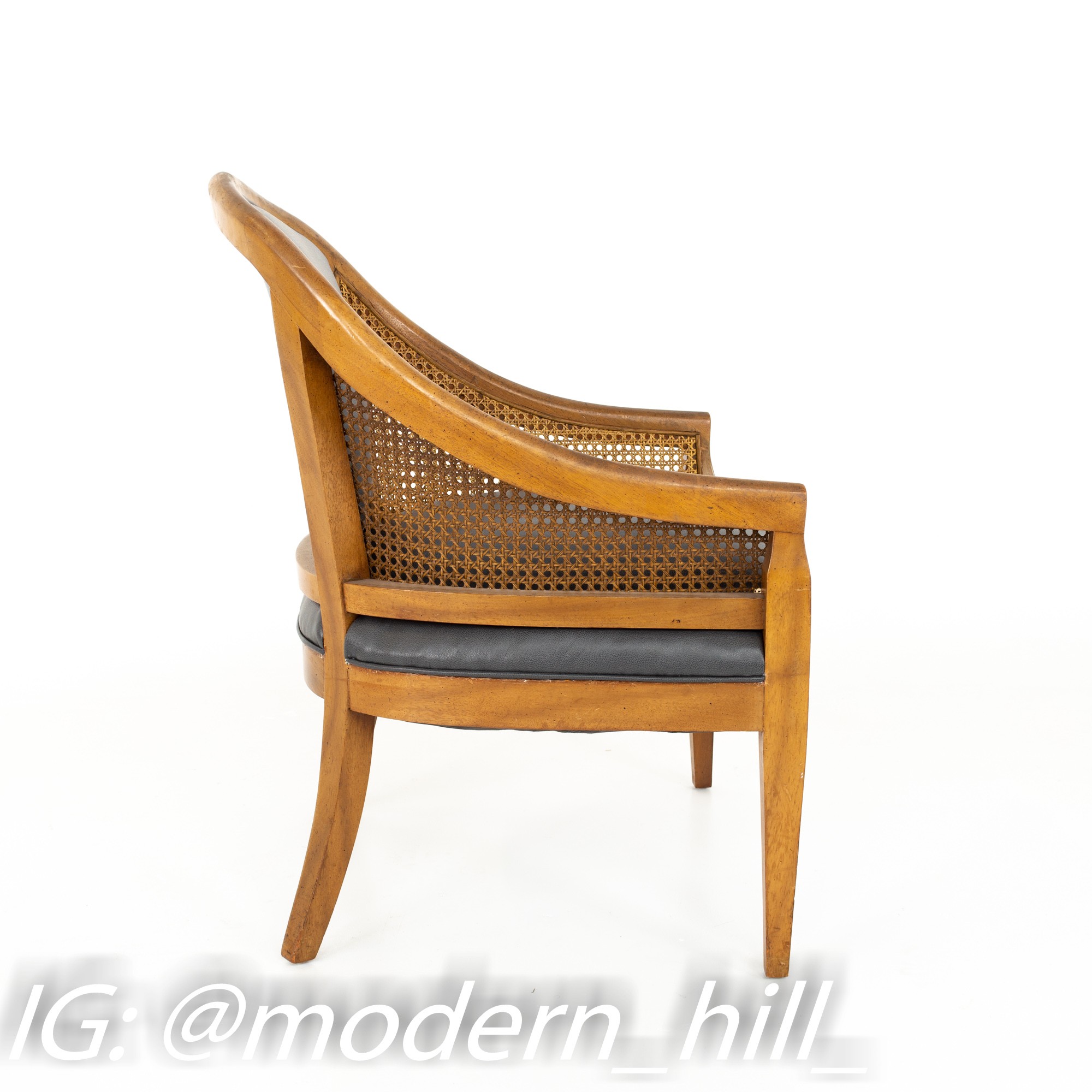 Mid Century Cane Chairs - Pair