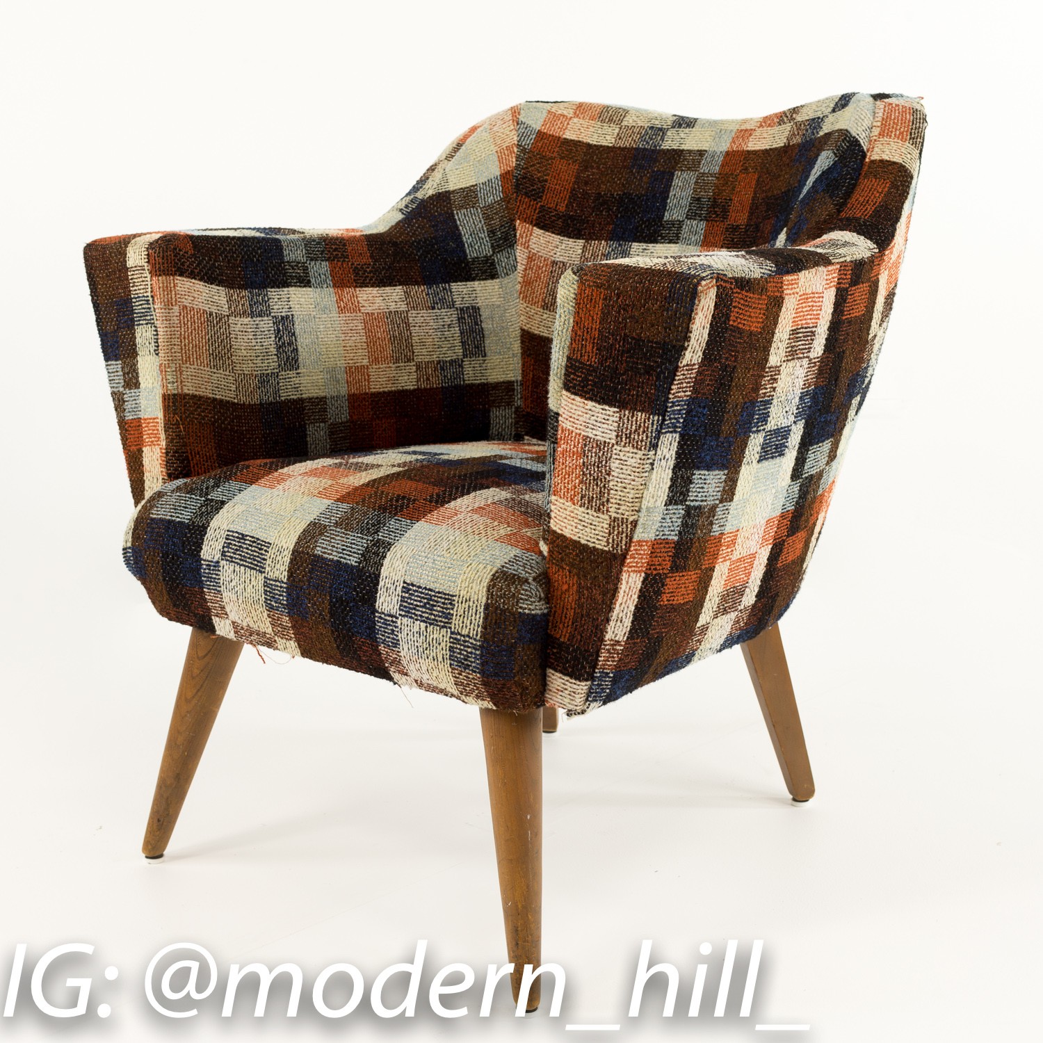 Mid-Century Modern Dunbar Style Occasional Lounge Chair