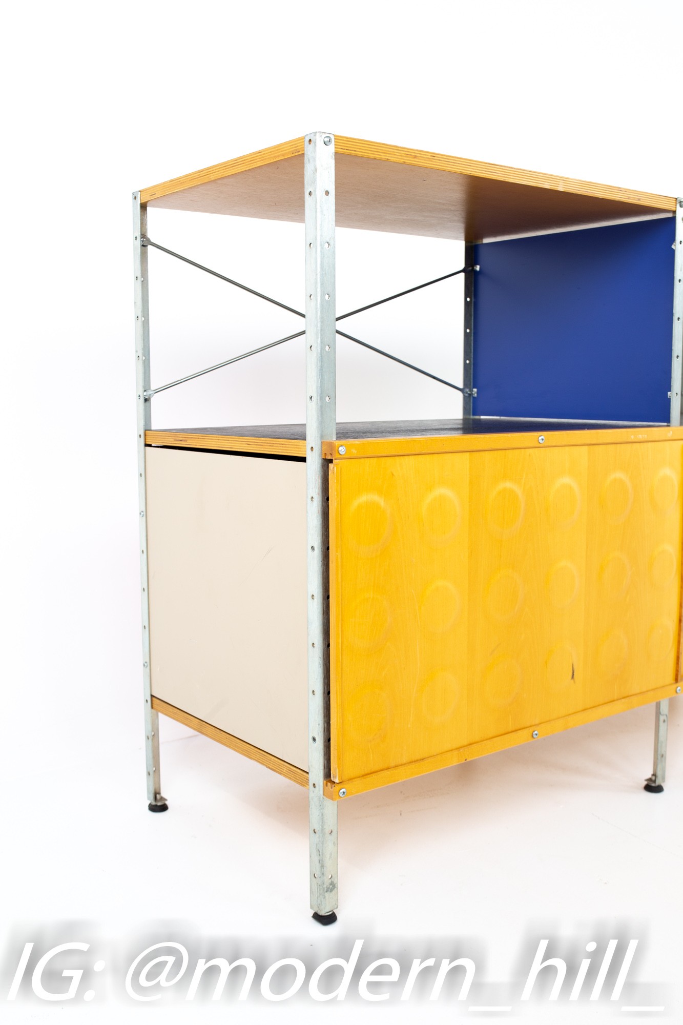 Charles and Ray Eames for Herman Miller Mid Century Esu 2x2 Storage Unit