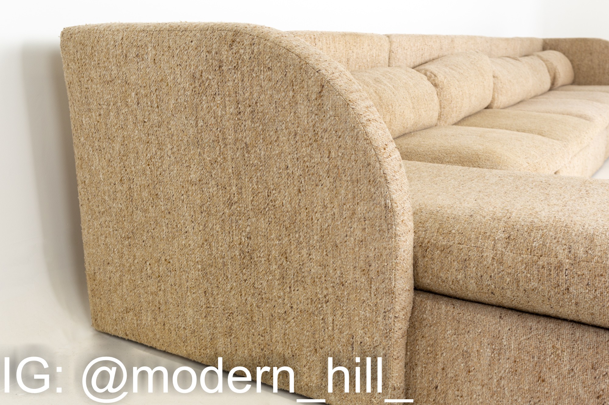 Milo Baughman for Thayer Coggin Mid Century 6 Piece Sectional Sofa