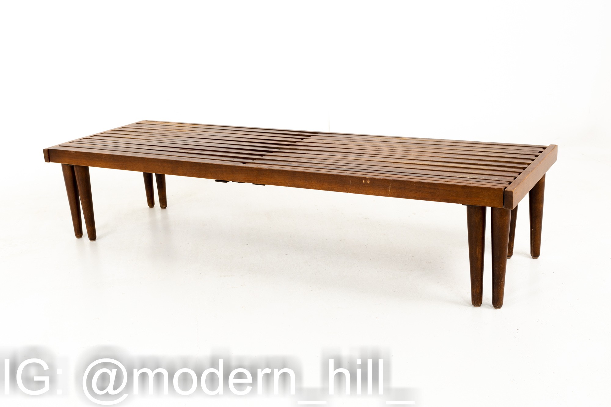 John Keal for Brown Saltman Mid Century Expandable Bench