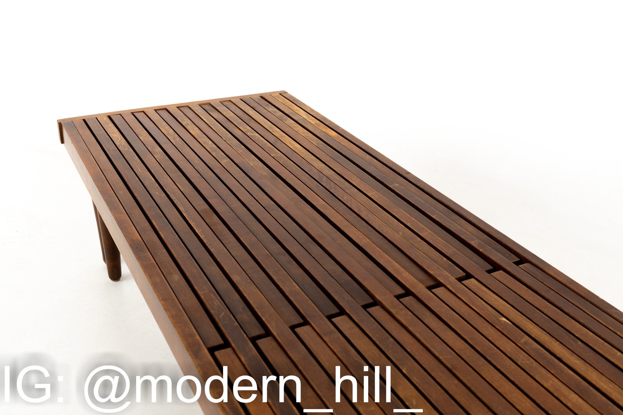 John Keal for Brown Saltman Mid Century Expandable Bench