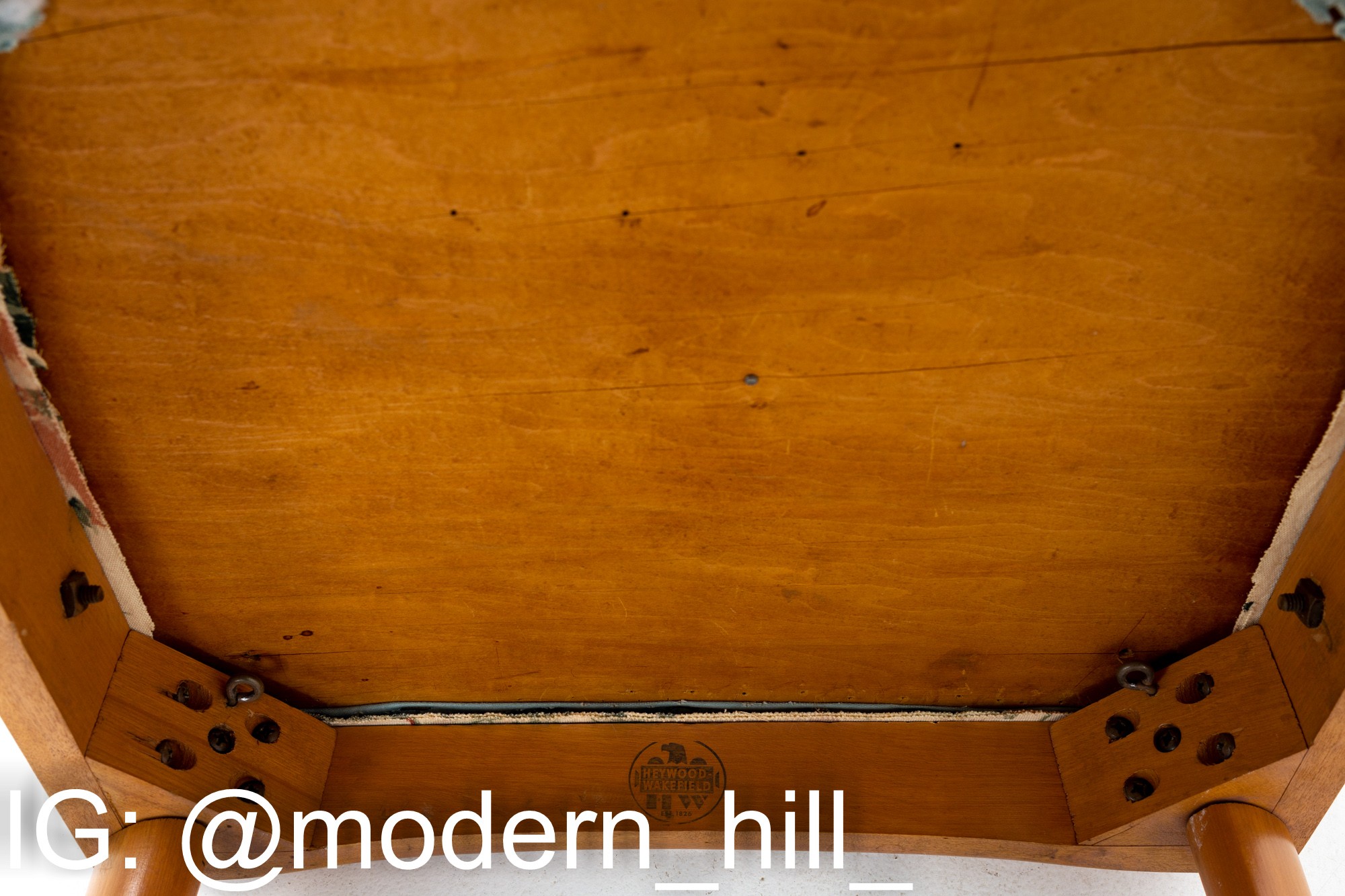 Paul Mccobb Style Heywood Wakefield Mid Century Bowtie Dining Chairs - Set of 6