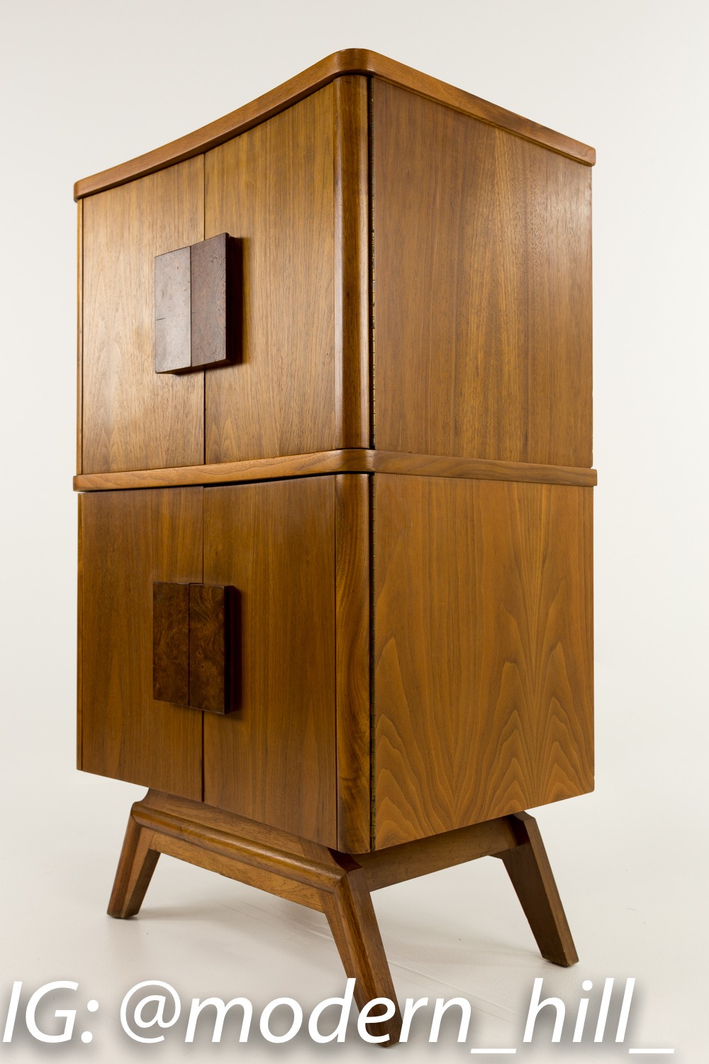 Mid-century Small Console Bar Cabinet