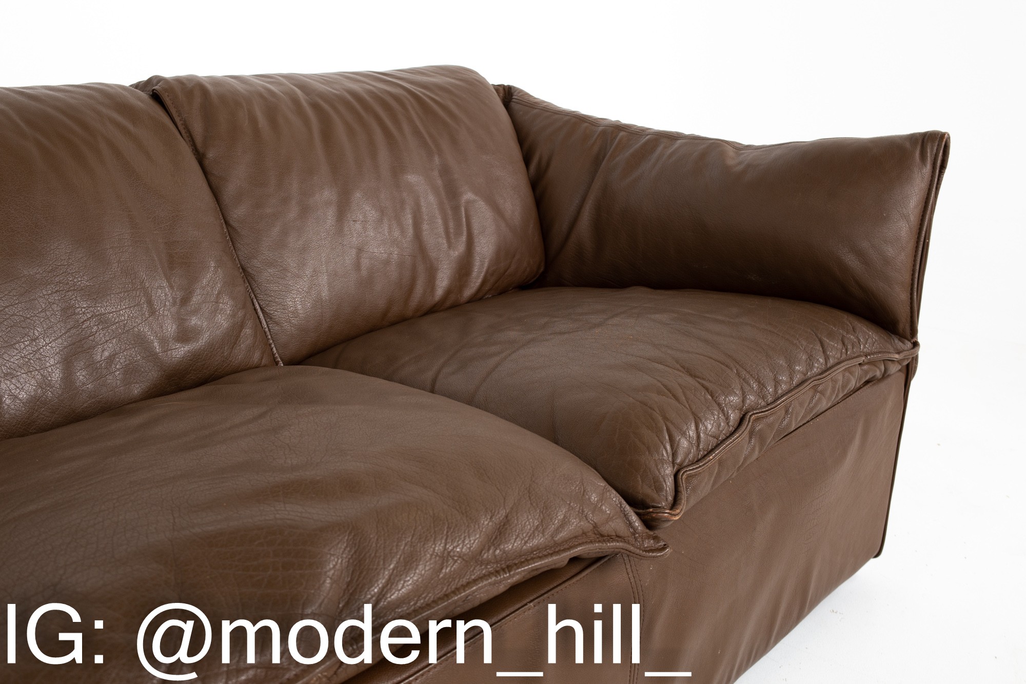 Niels Eilersen Mid Century Danish Leather Sofas - Matching Pair