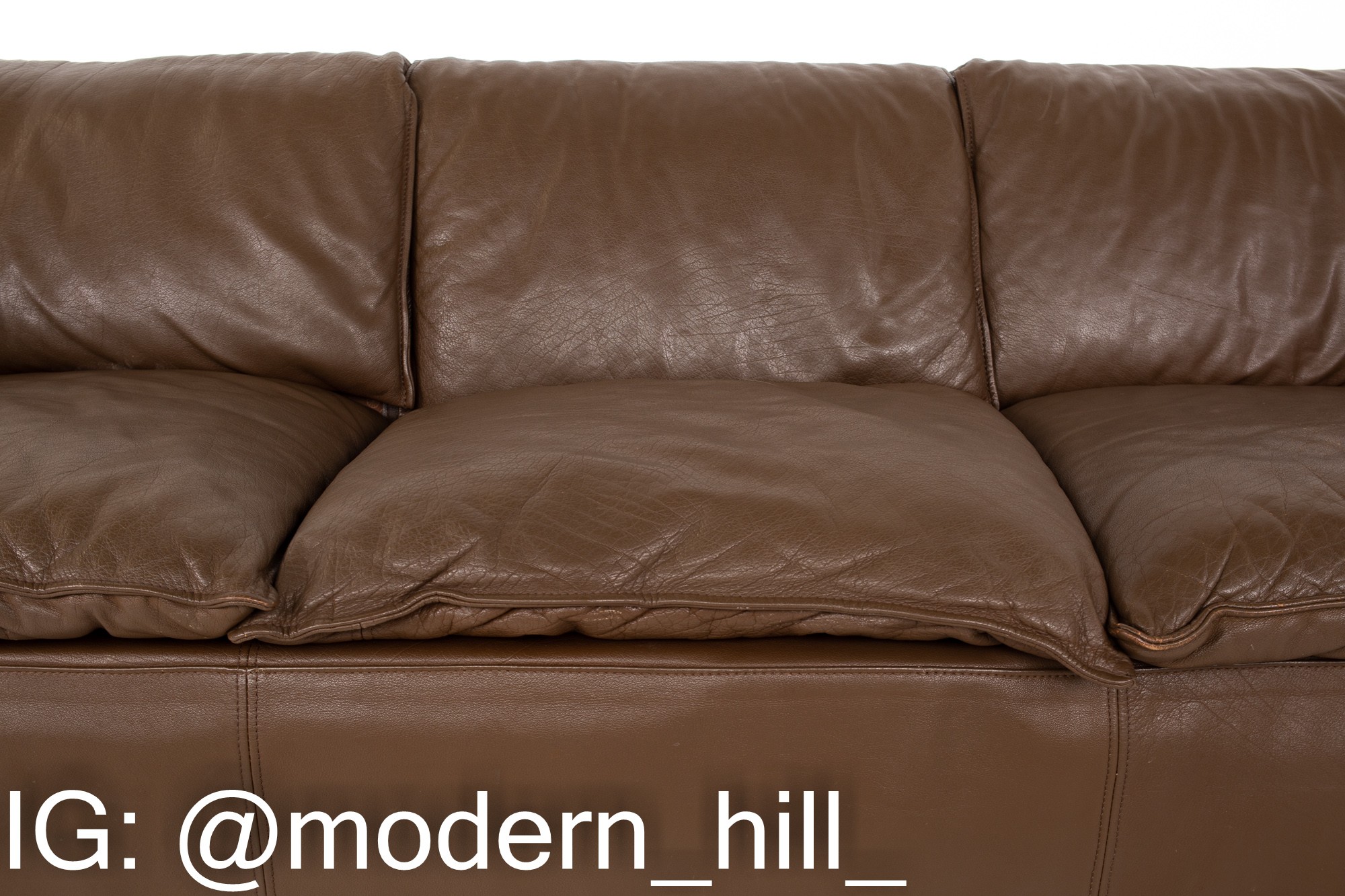 Niels Eilersen Mid Century Danish Leather Sofas - Matching Pair