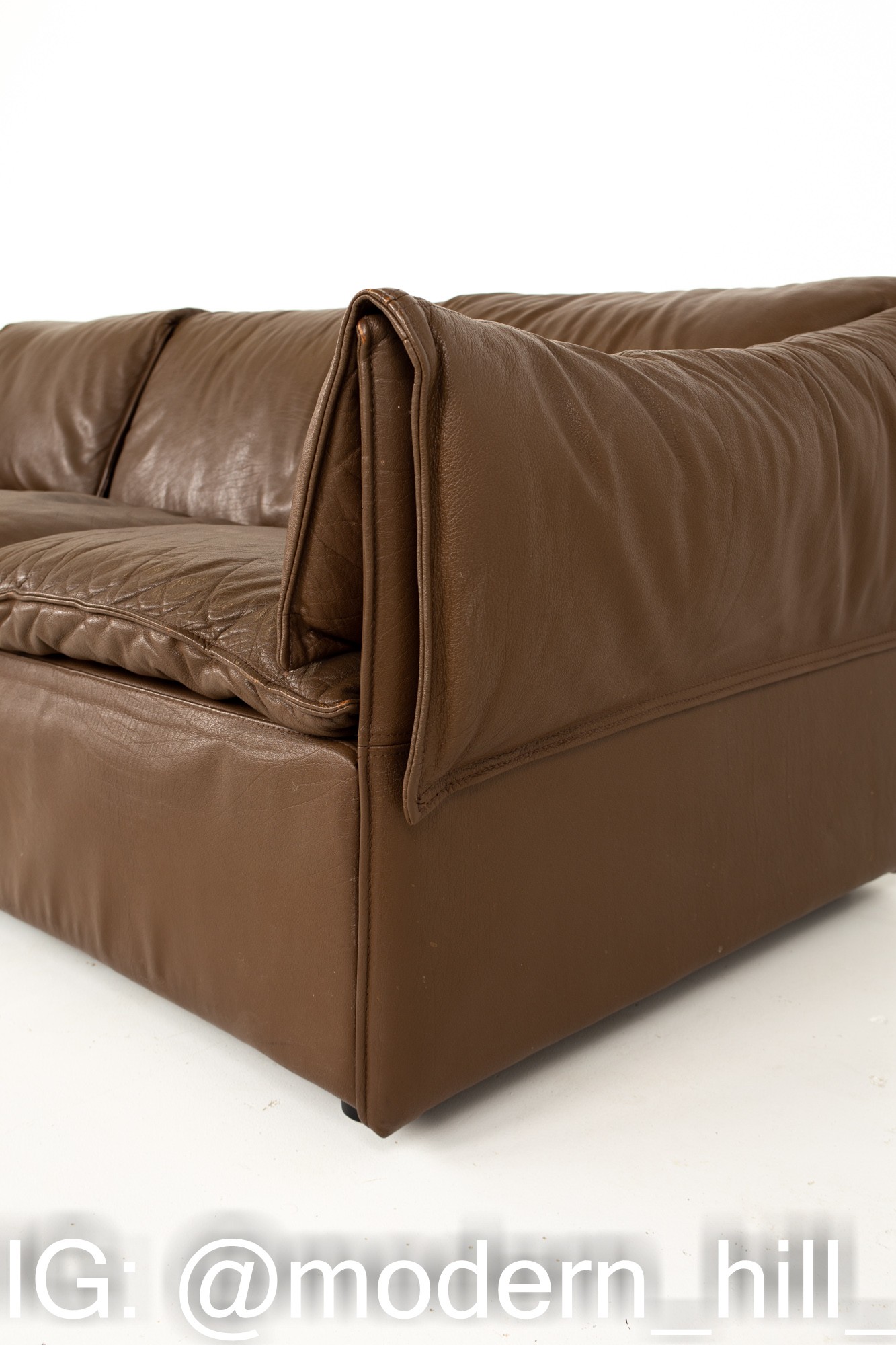 Niels Eilersen Mid Century Danish Leather Sofas - Matching Pair
