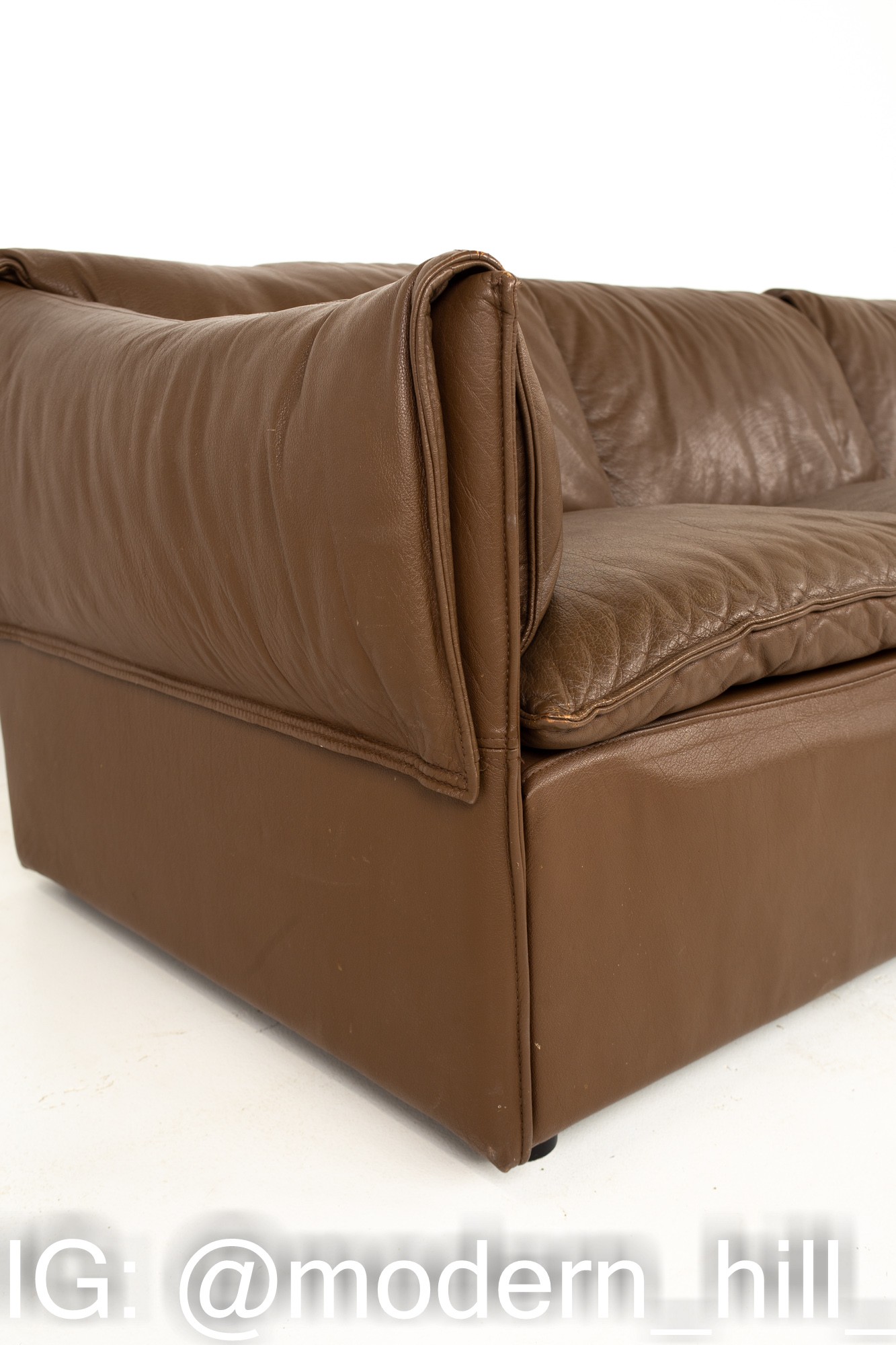Niels Eilersen Mid Century Danish Leather Sofas - Matching Pair
