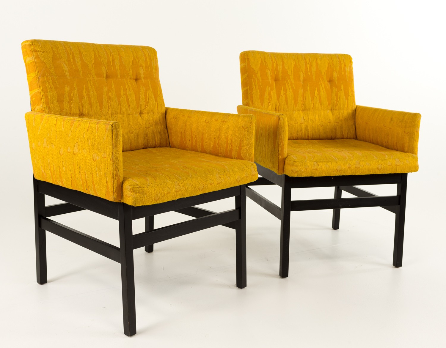 Harvey Probber Style Occasional Lounge Chairs - Pair