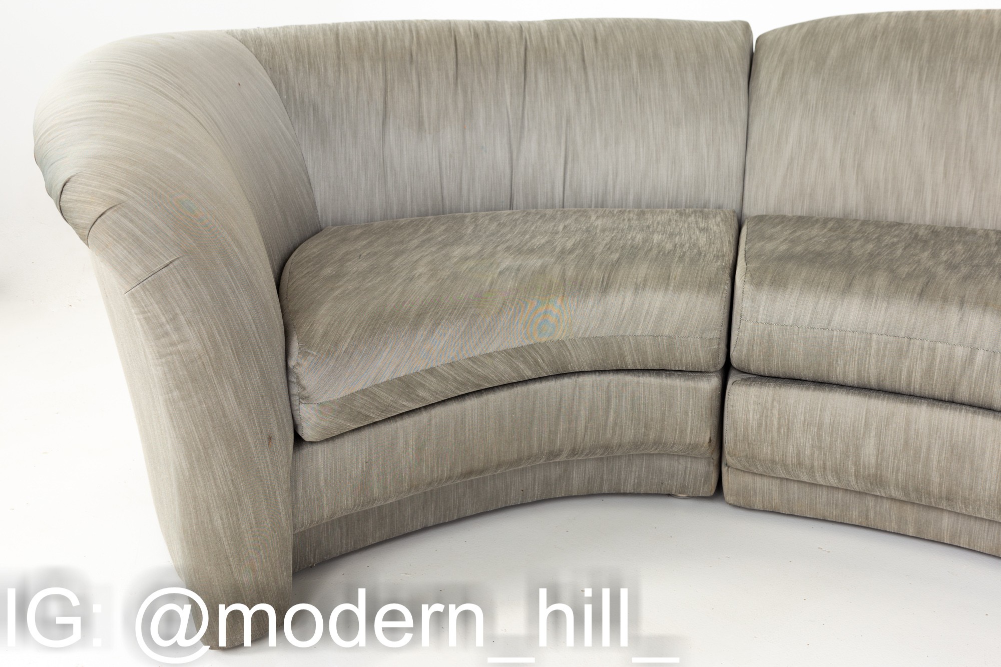 Thayer Coggin Mid Century Circular Sectional Sofa