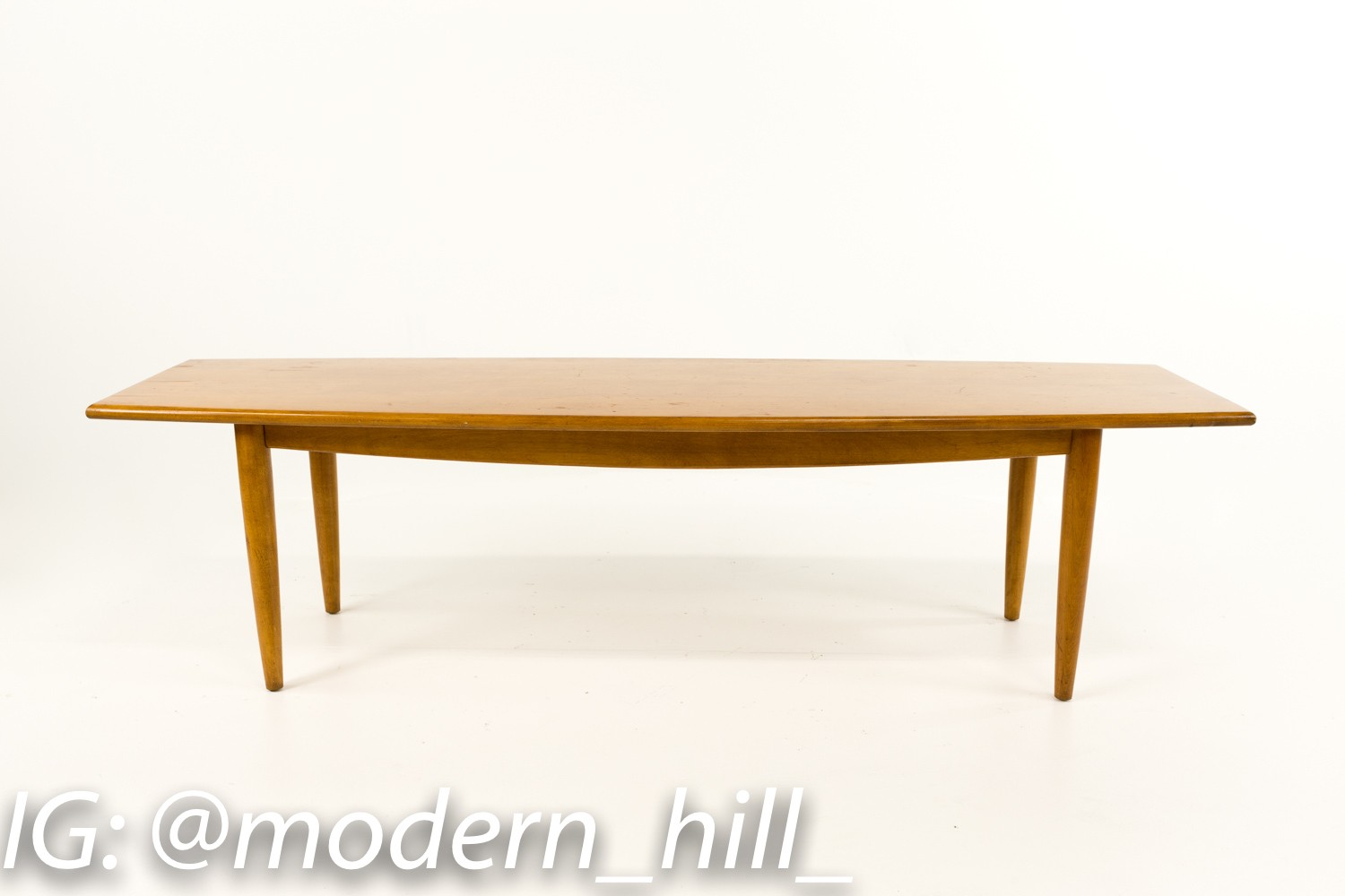 Russel Wright for Conant Ball Surfboard Style Coffee Table