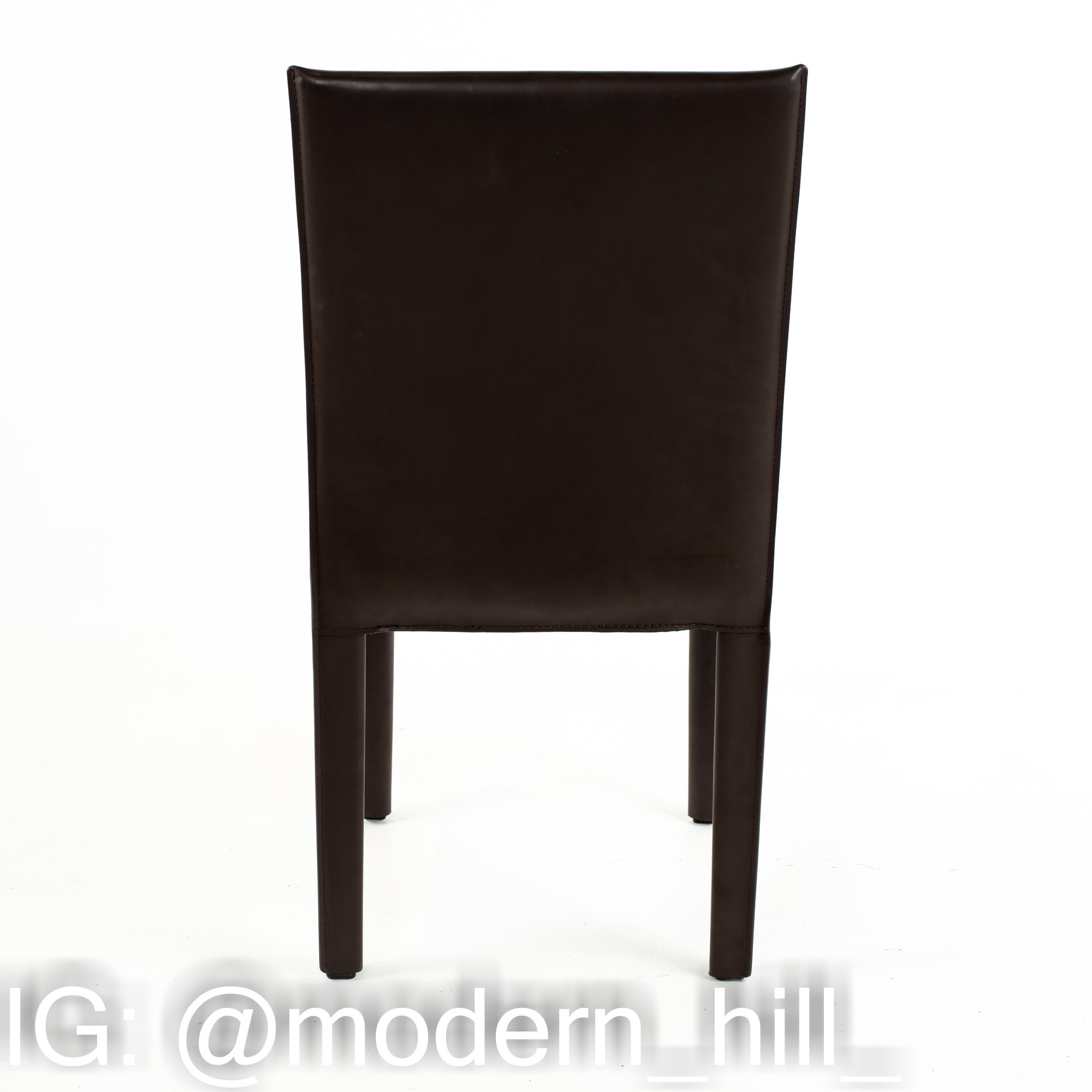 Maria Lee Leather Dining Chairs - Set of 10