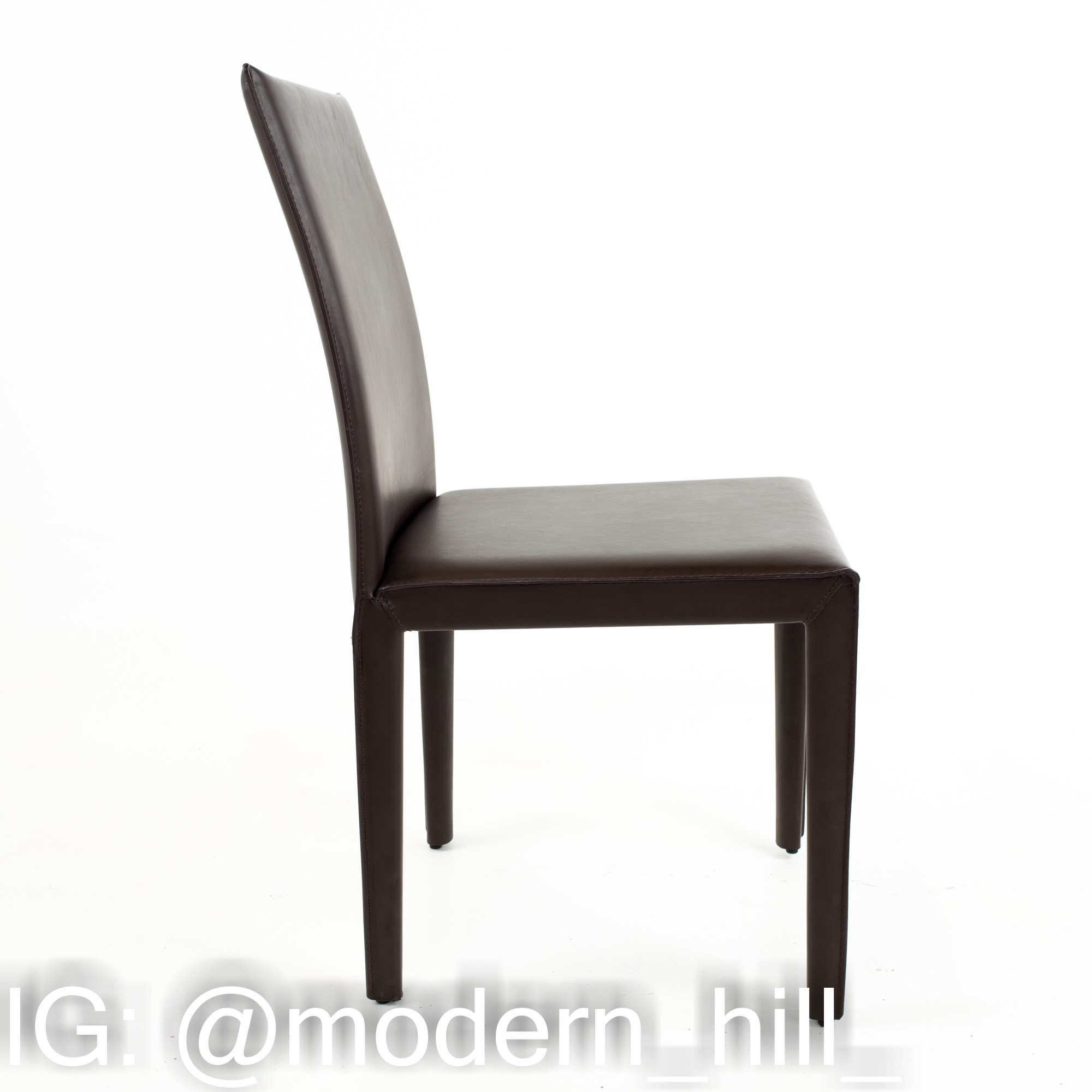 Maria Lee Leather Dining Chairs - Set of 10