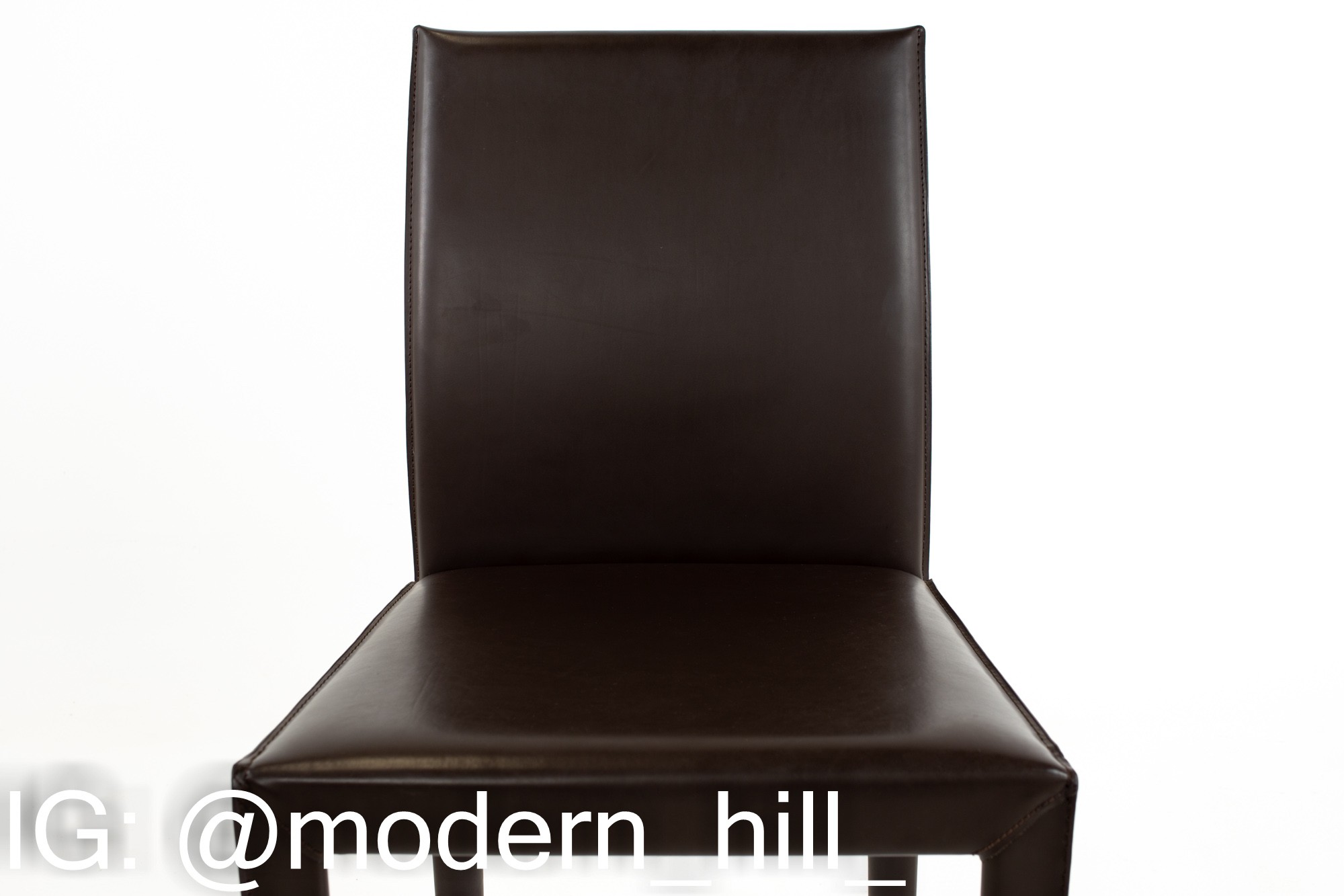 Maria Lee Leather Dining Chairs - Set of 10