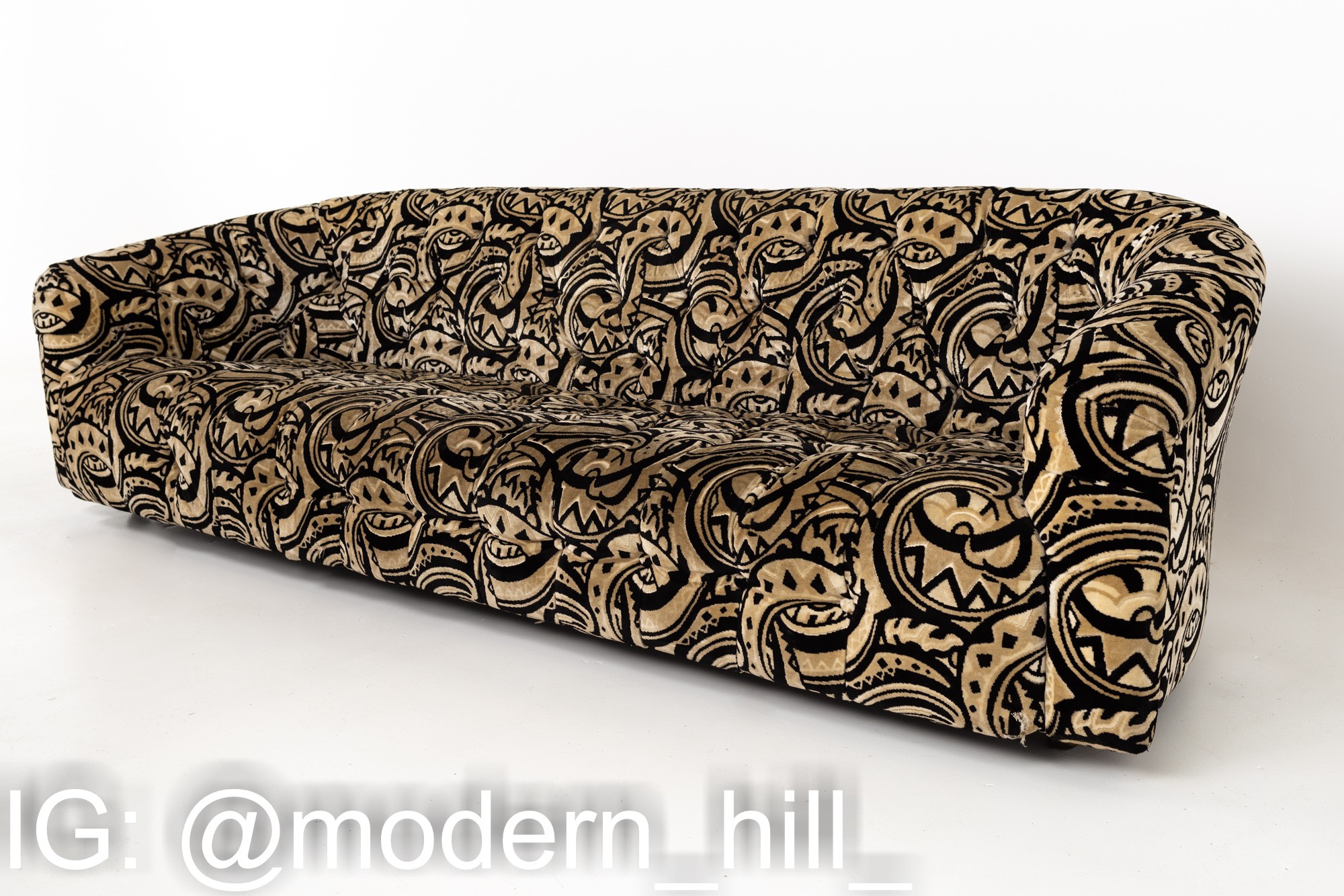Jack Lenor Larsen Style Mid Century Sofa
