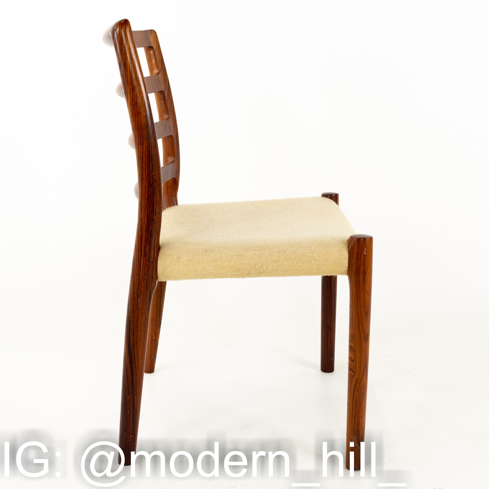 Images | Mid Century Modern Furniture - Mid Century Furniture Chicago Jl Moller Mid Century Danish Rosewood Ladderback Dining Chairs - Set of 6