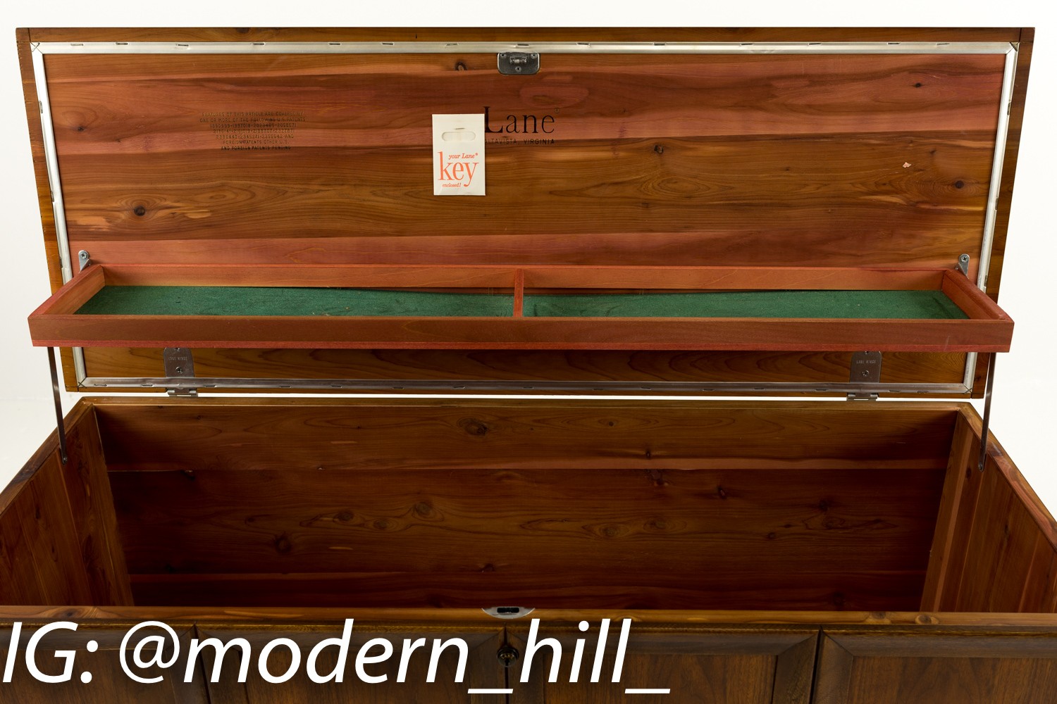 Lane Low Cedar Lined Chest or Bench - Mid Century