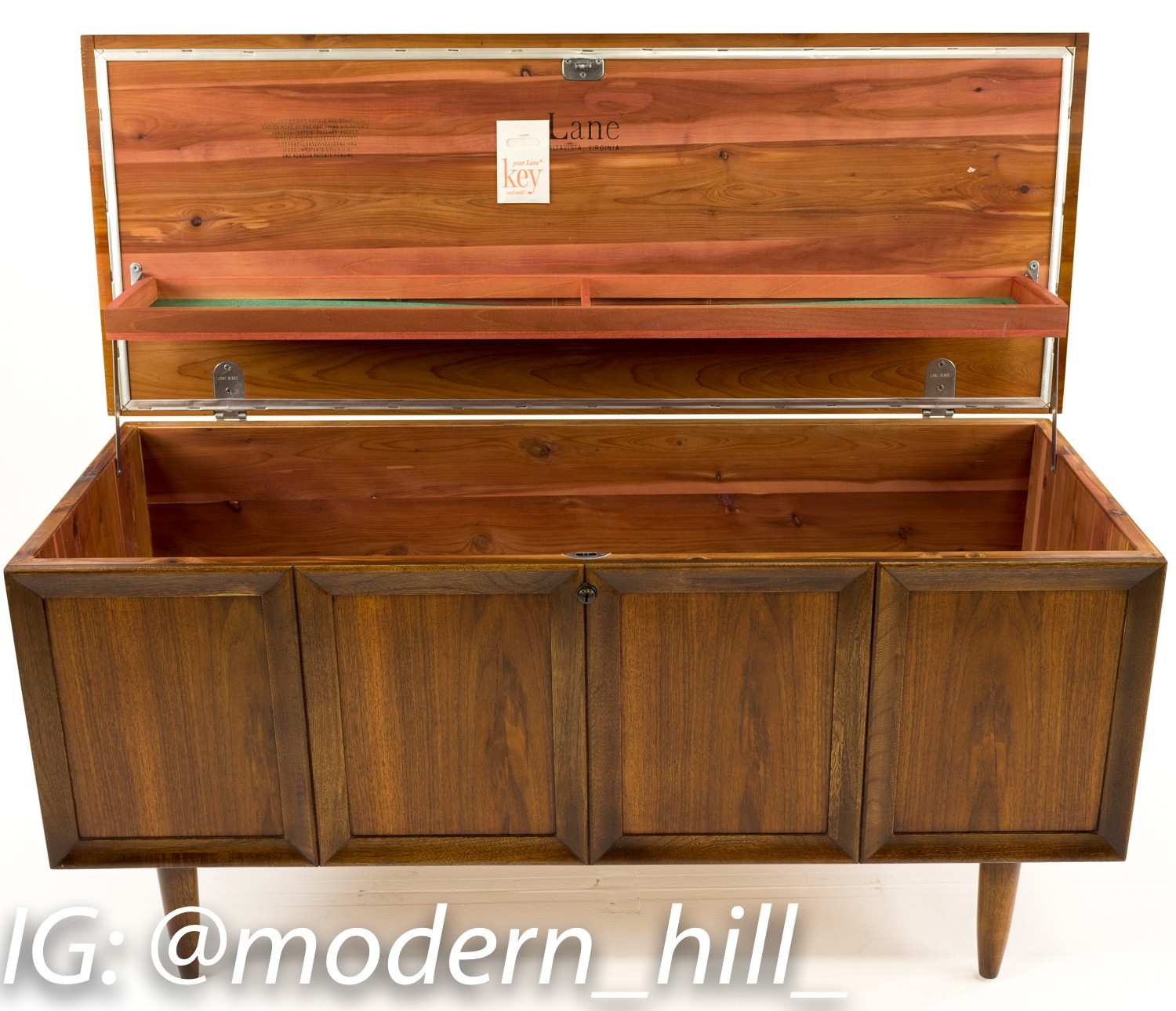 Lane Low Cedar Lined Chest or Bench - Mid Century