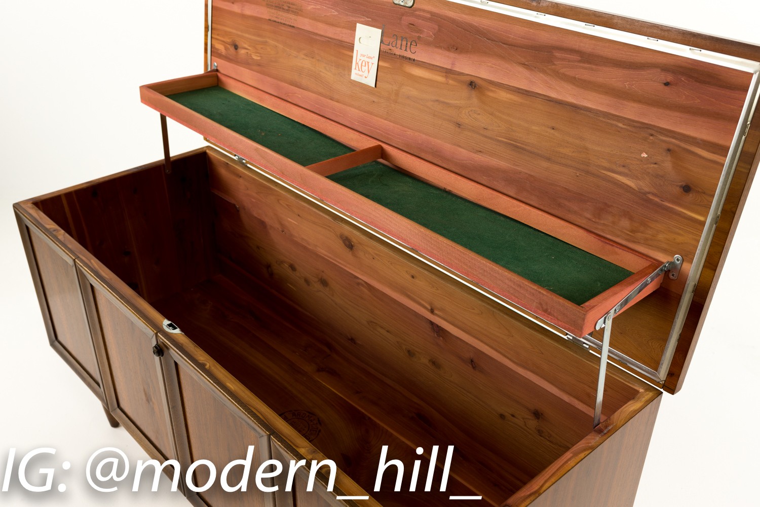 Lane Low Cedar Lined Chest or Bench - Mid Century