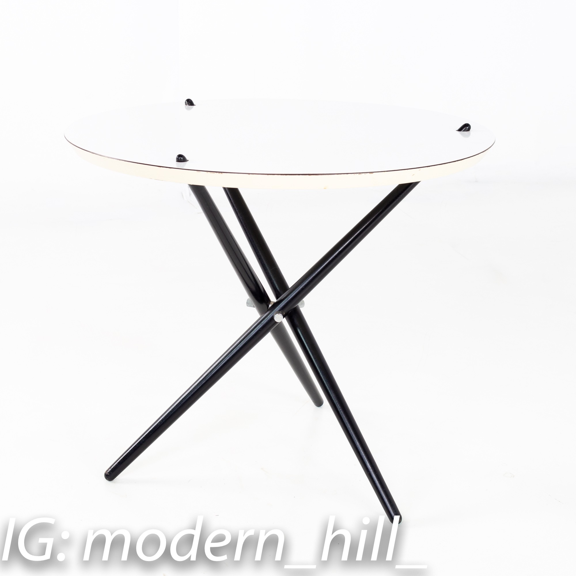 Hans Bellmann for Knoll Mid Century Popsicle Side End Table