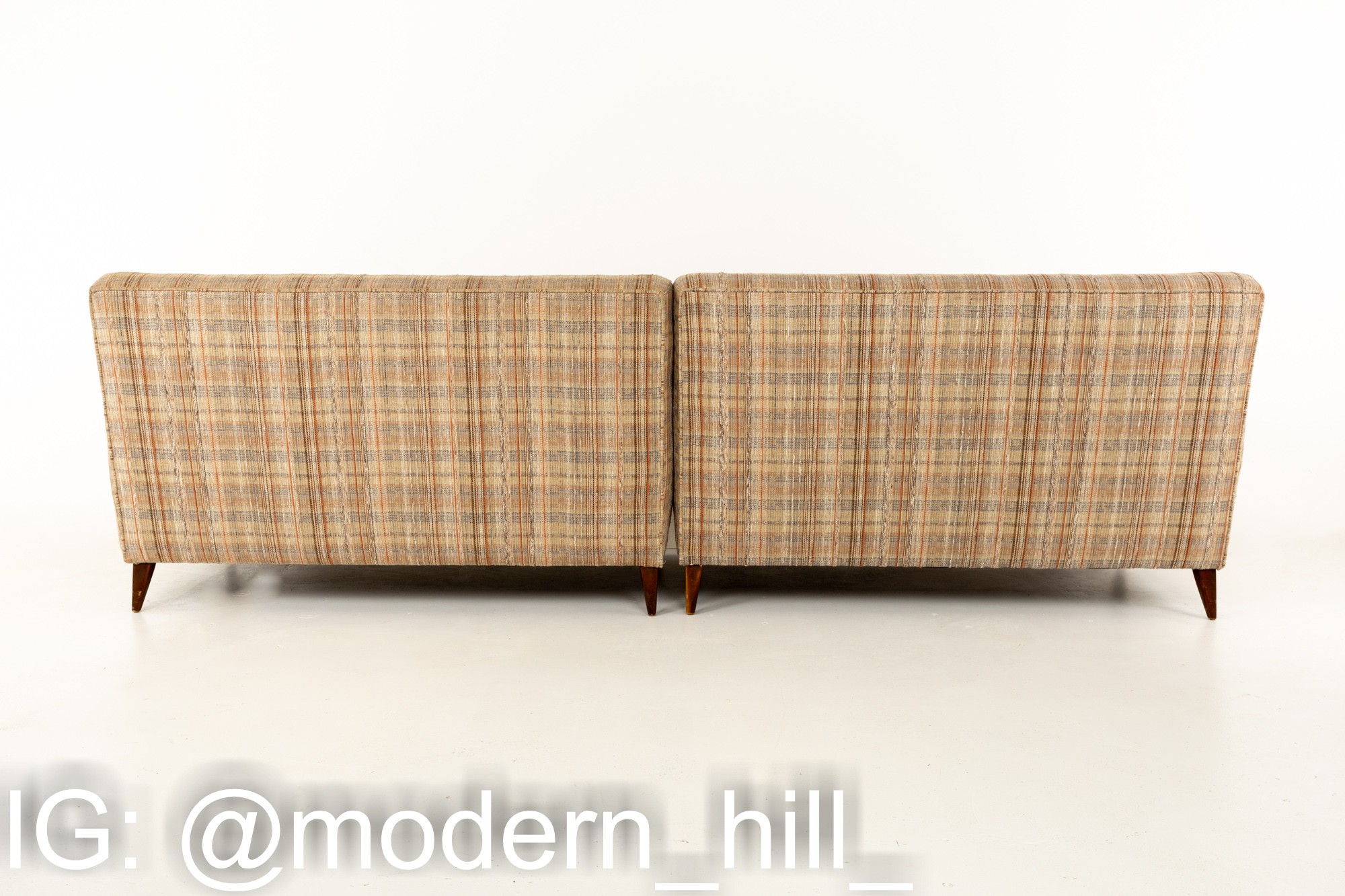 Paul Mccobb Planner Group Mid Century 2 Piece 4 Seater Sectional Sofa