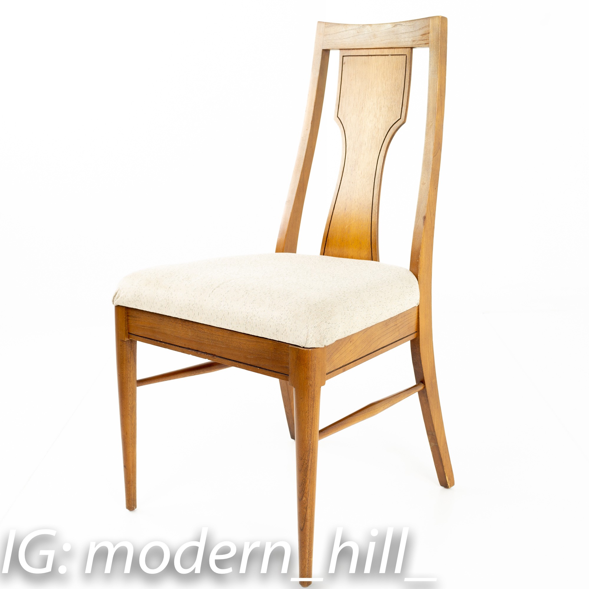 Broyhill Style Mid Century Modern Dining Chairs - Set of 6