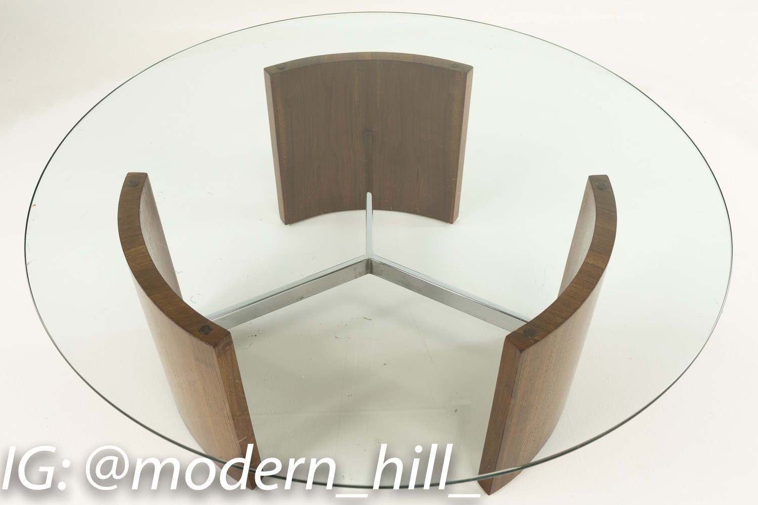 Vladimir Kagan Radius Cocktail Coffee Table