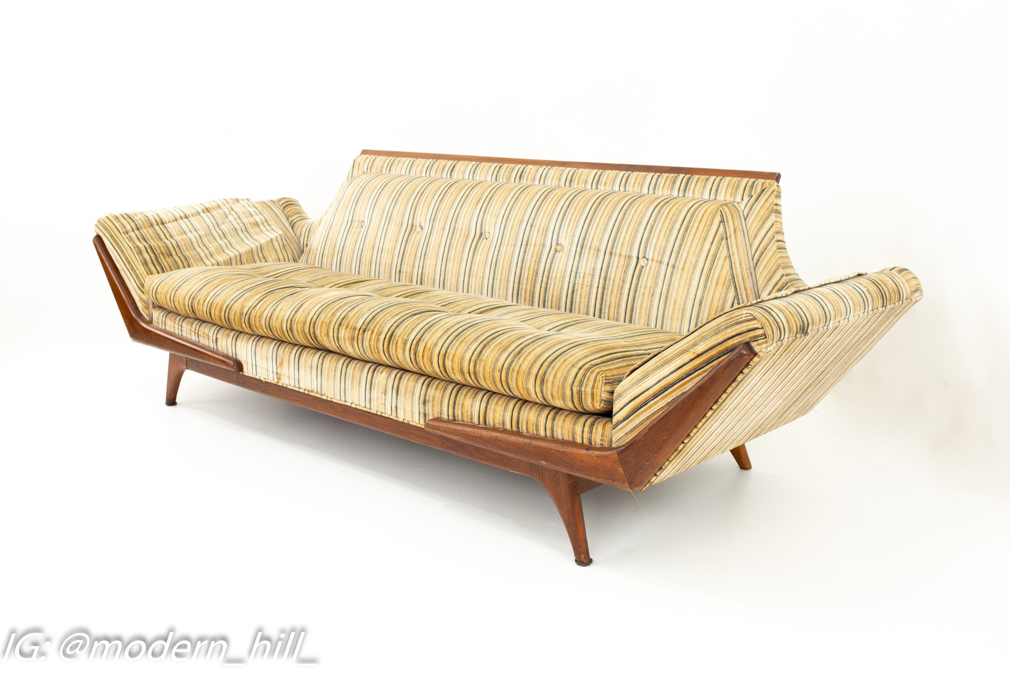 Adrian Pearsall Mid Century Gondola Sofa