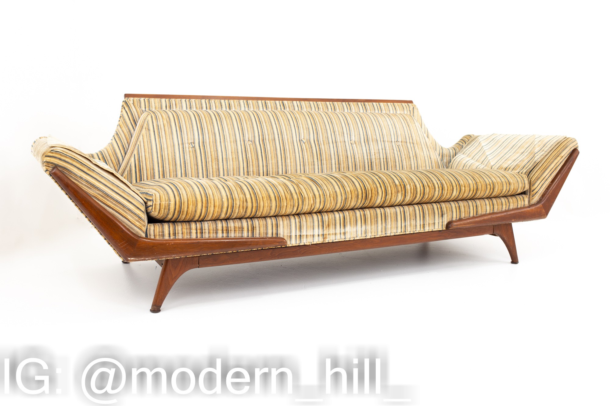 Adrian Pearsall Mid Century Gondola Sofa
